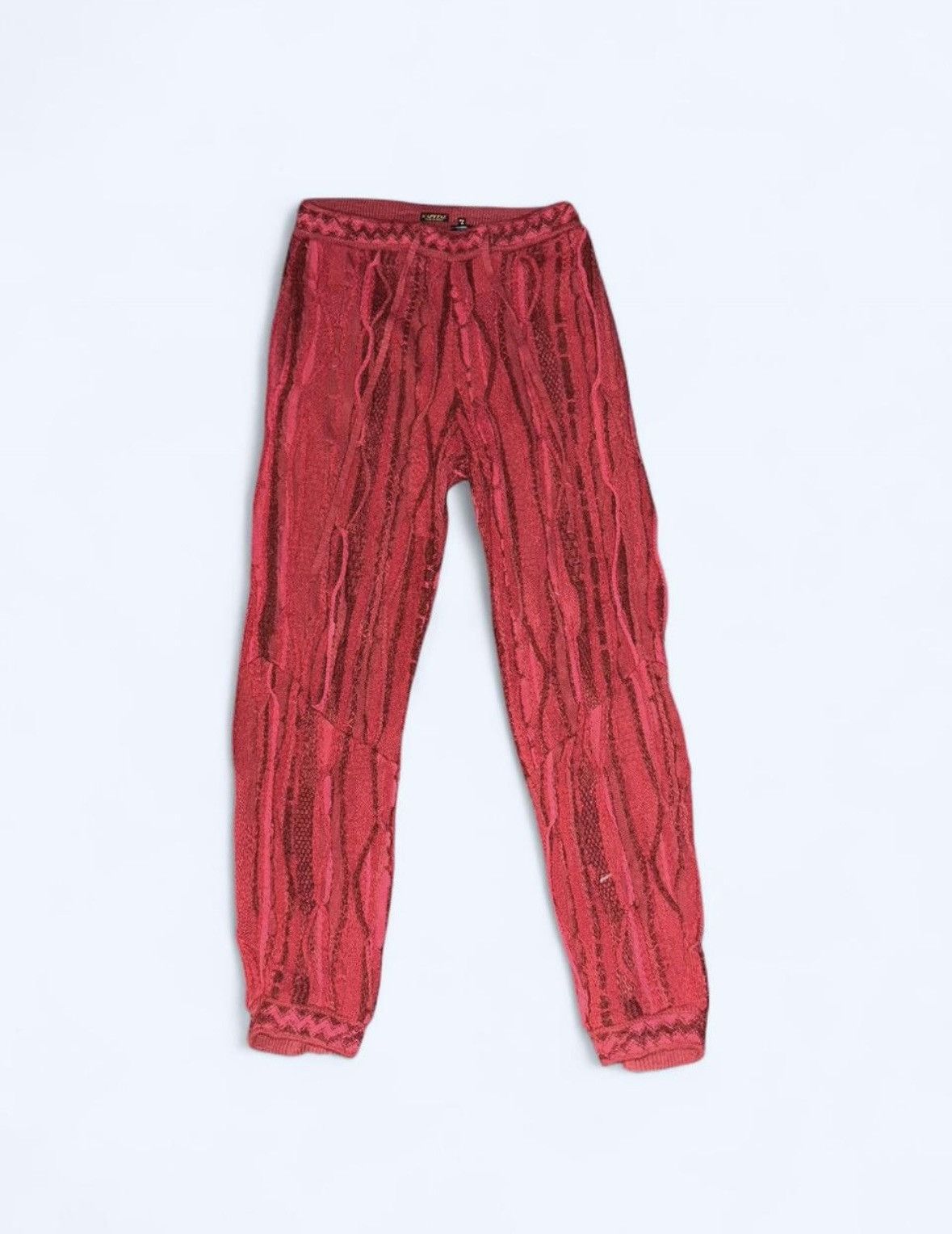 Kapital Kapital red drawstring knit pants Size US 35 - 1 Thumbnail