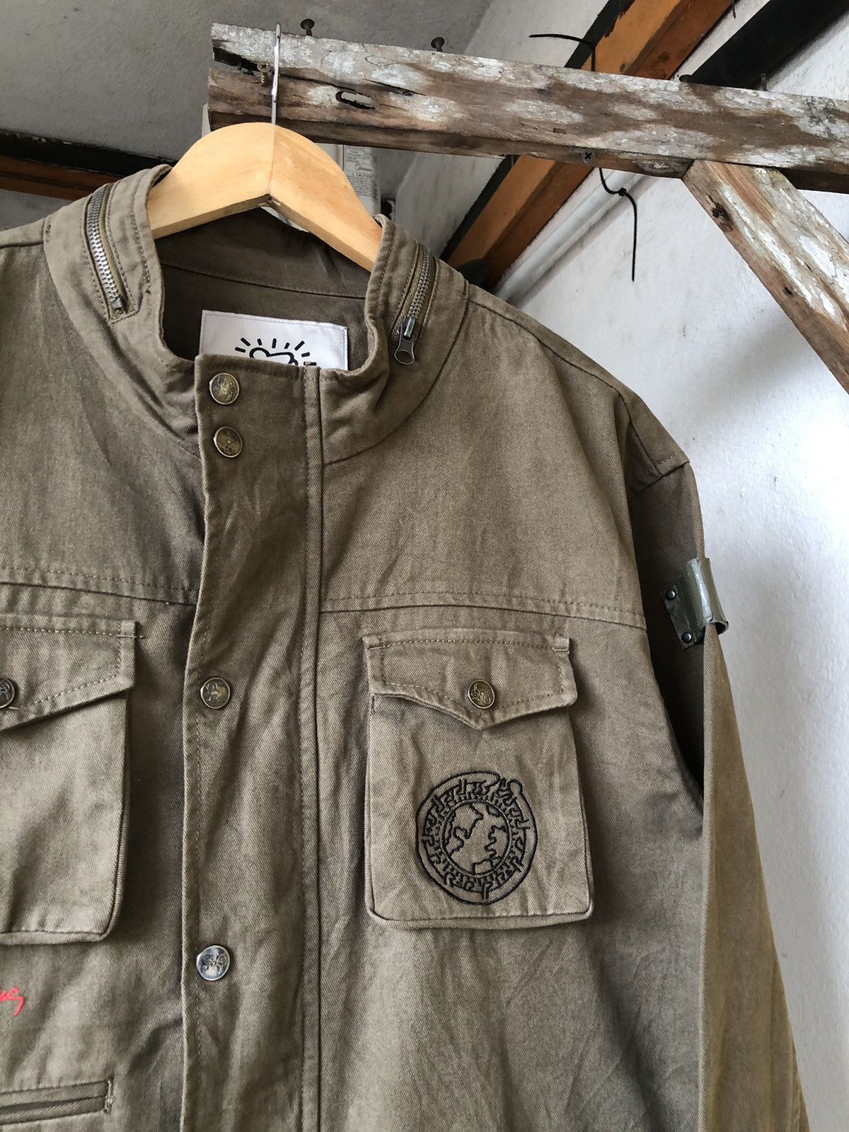 Keith Haring Rare🔥 Keith Haring Army M65 Style Jacket Size US L / EU 52-54 / 3 - 3 Thumbnail