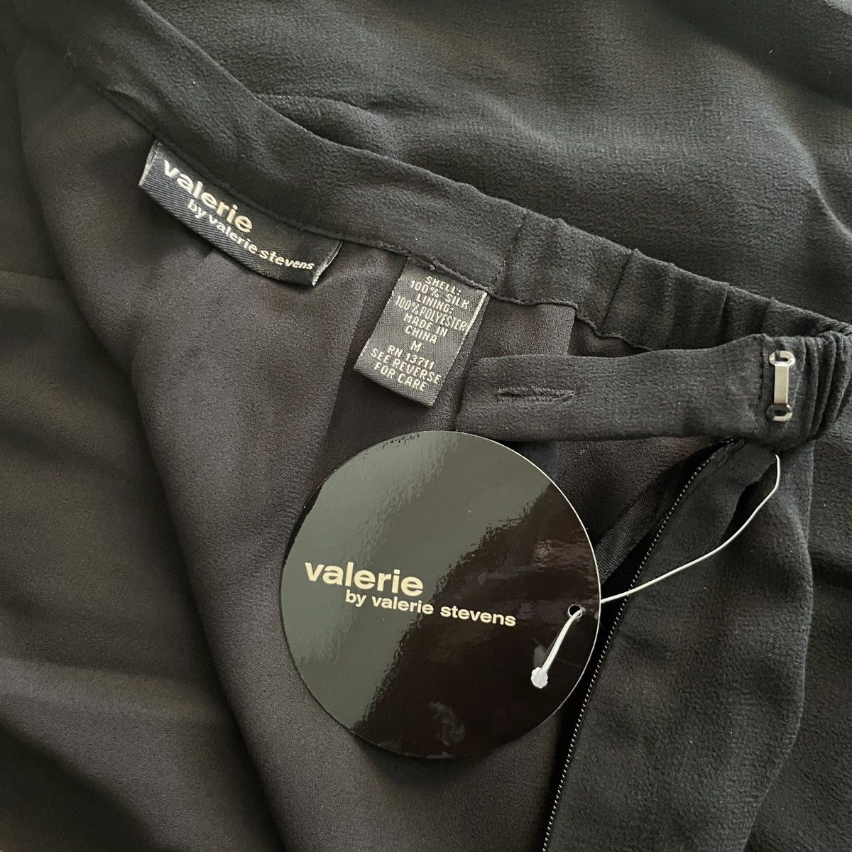 Vintage Valerie by Valerie Stevens Silk Trousers Size 30" / US 8 / IT 44 - 4 Thumbnail