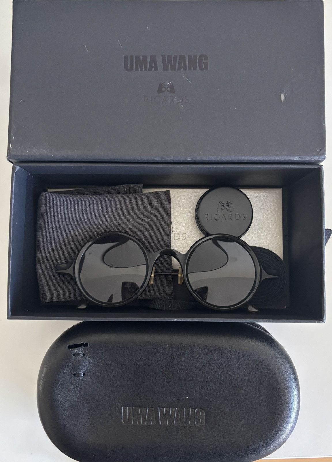 Rigards RIGARDS × UMA WANG HORN frame sunglasses Size ONE SIZE - 5 Thumbnail