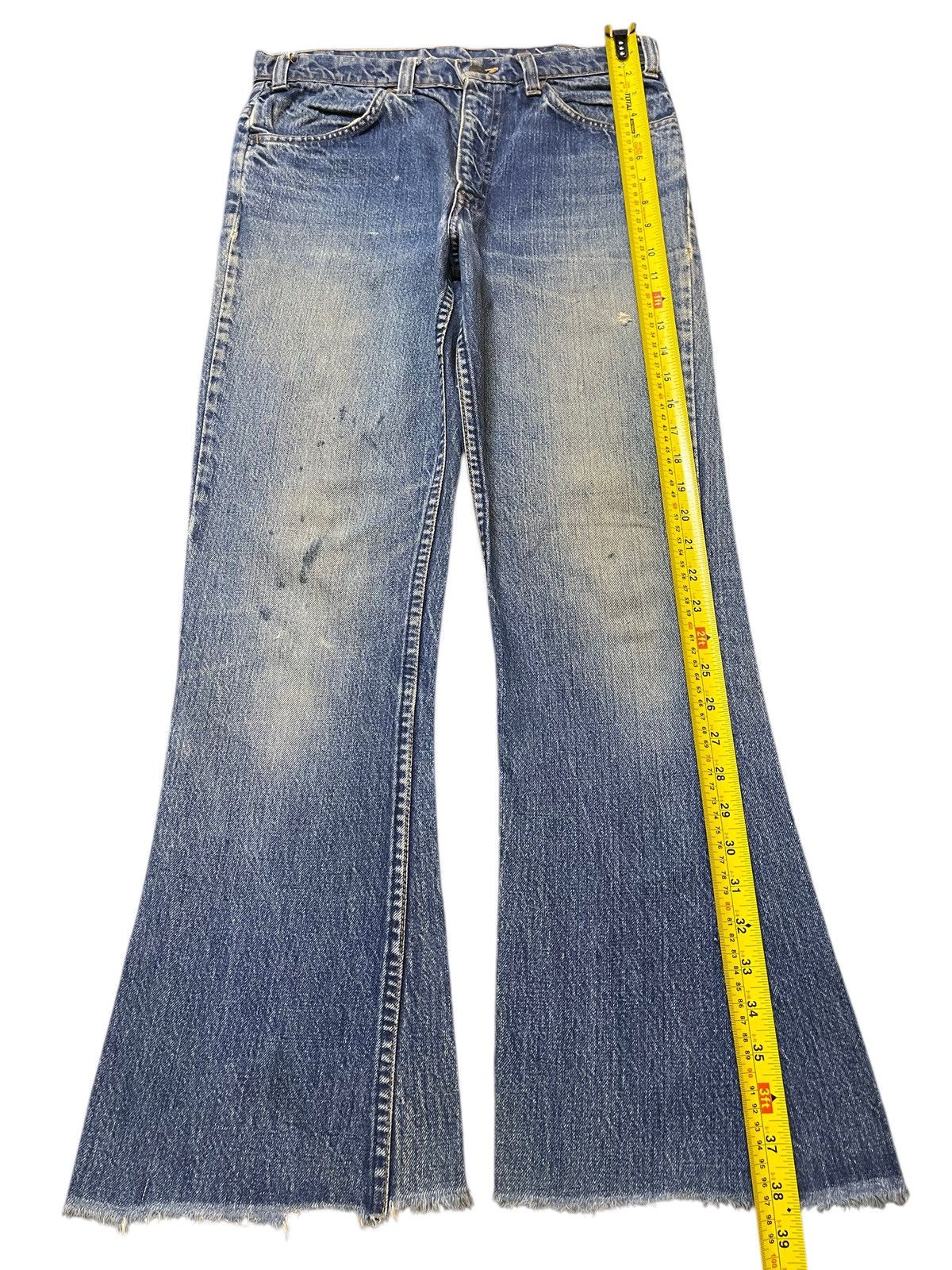 Levi's Crazy Vintage 70s Levis Orange Tab E #23 Bootcut Wide Leg Size US 30 / EU 46 - 13 Thumbnail