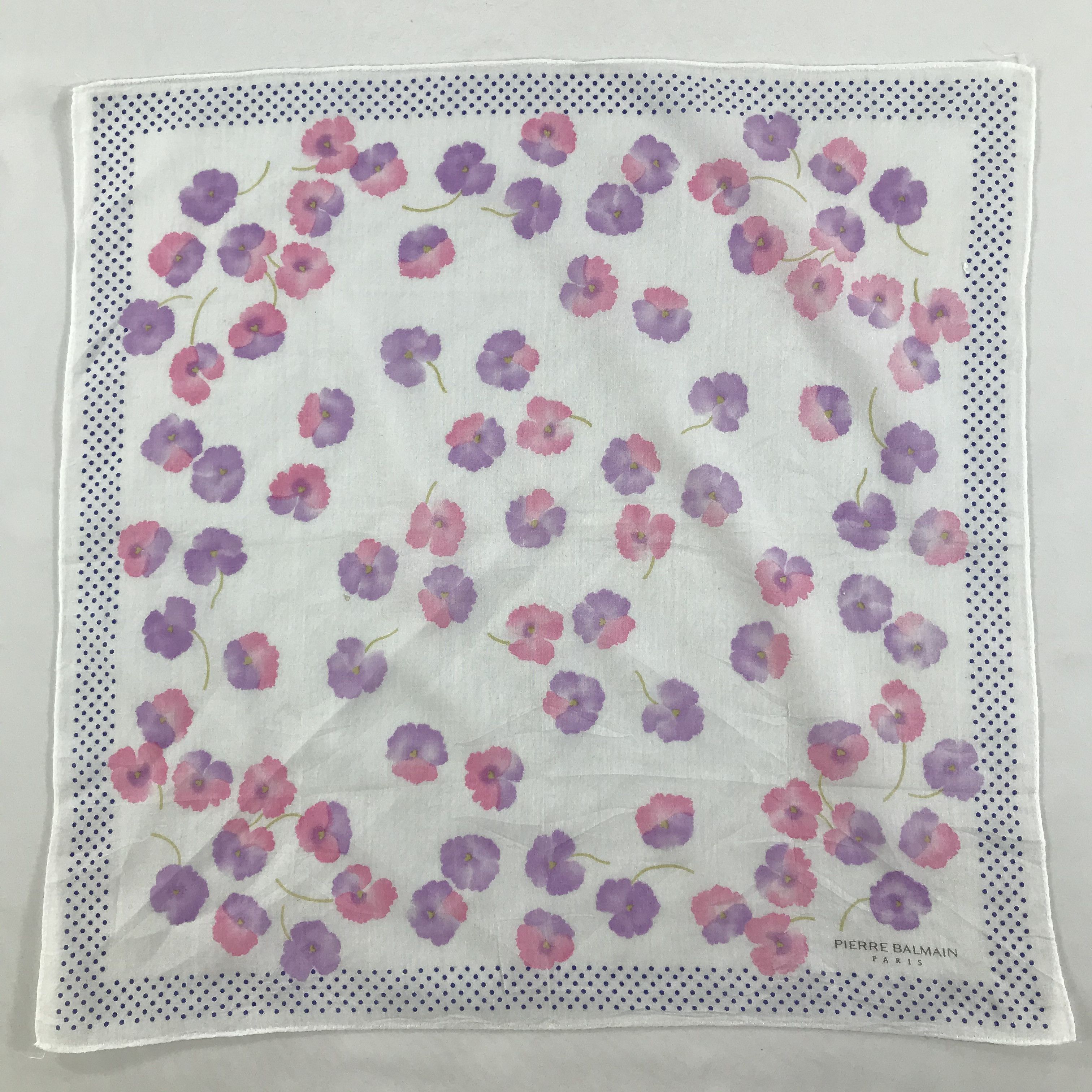 Pierre Balmain Bandana / Handkerchief / Neckerchief - S1632