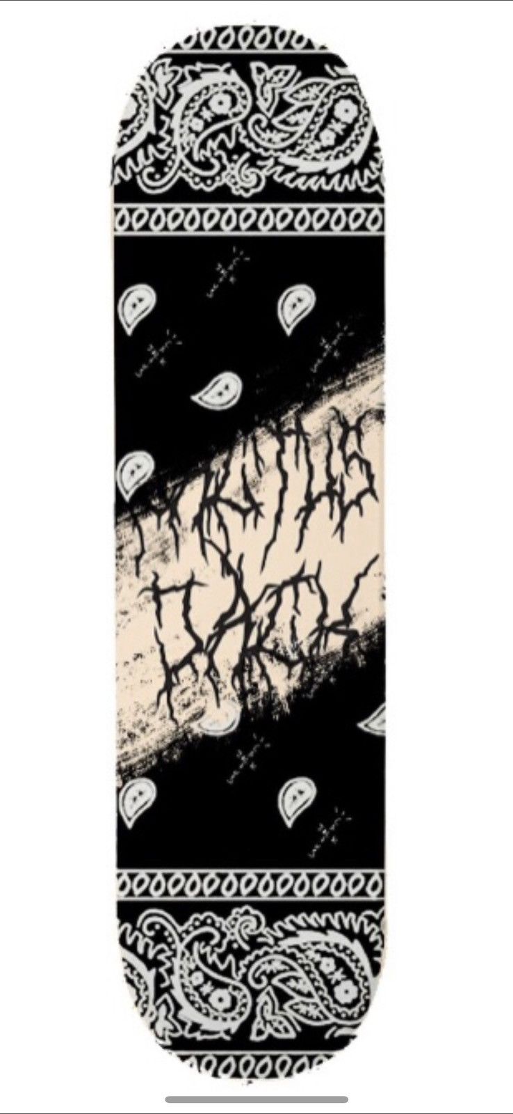 Travis Scott Travis Scott Bandanna Paisley Scratch Away Skateboard Deck Size ONE SIZE - 3 Thumbnail