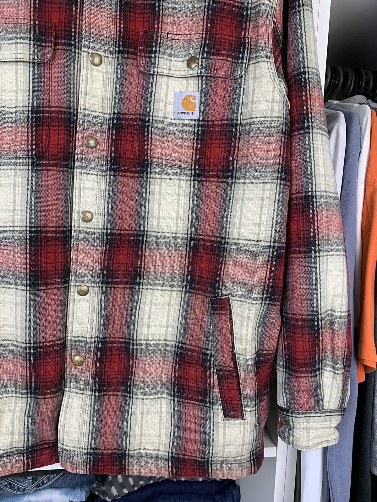 Carhartt Men's Hubbard Sherpa Lined Shirt Jacket