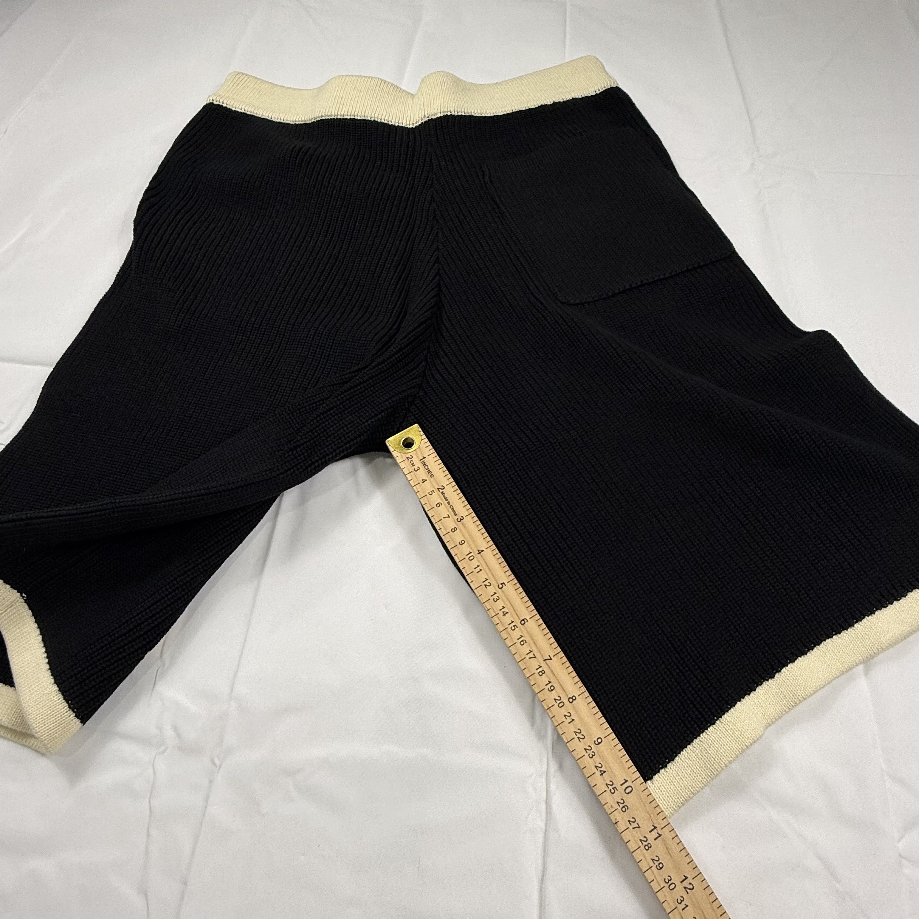 Other Quarterfinal Pushing Limits Mens Ribbed Knit Varsity Shorts Size US 40 / EU 56 - 6 Thumbnail