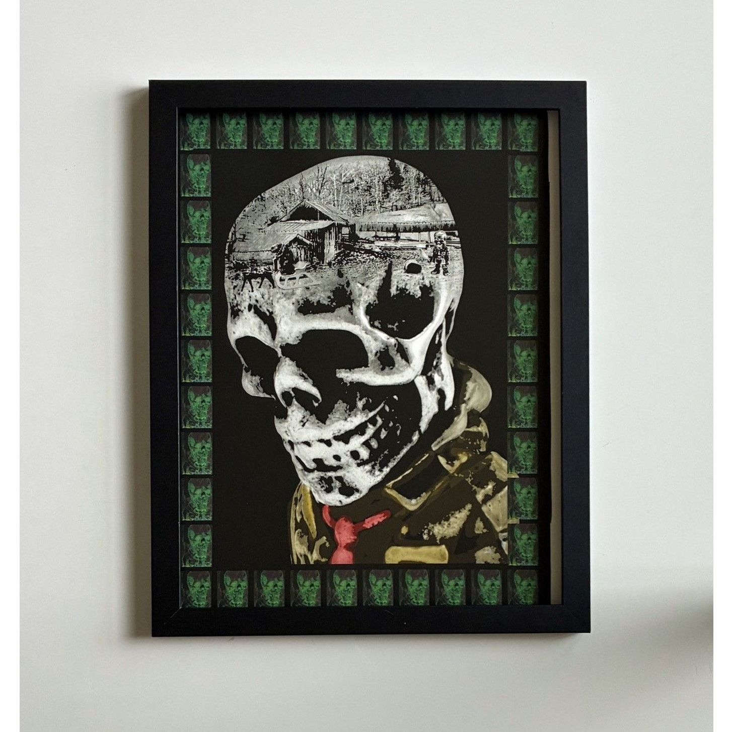 Chrome Hearts × Japanese Brand × Vintage Chrome Hearts skull photo Poster framed 9x11 Size ONE SIZE - 1 Thumbnail