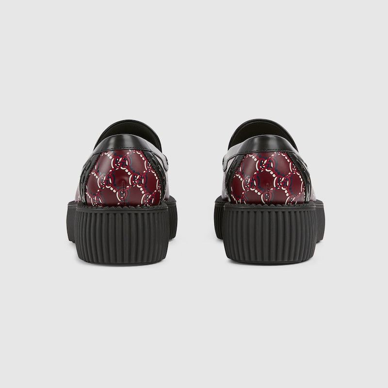 Gucci o1loc1c0226 Men's Gucci Horsebit Creeper Loafers GG Shadow Size US 5.5 / EU 38 - 4 Thumbnail