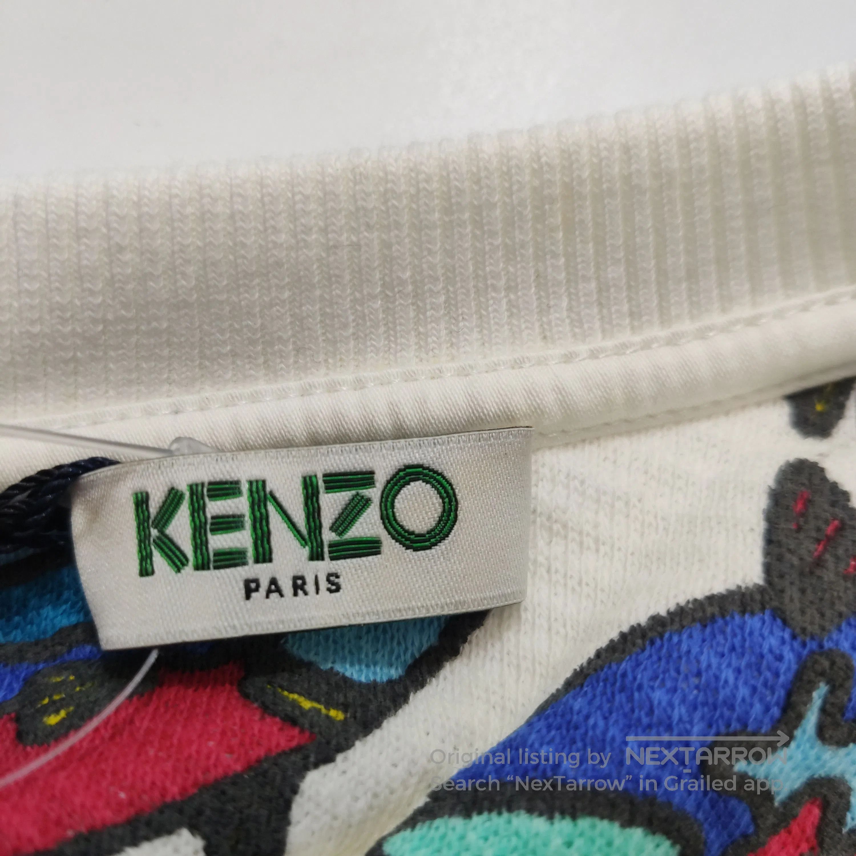 Kenzo Kenzo M Cotton Fish Print Crewneck Sweatshirt. Size US M / EU 48-50 / 2 - 5 Thumbnail
