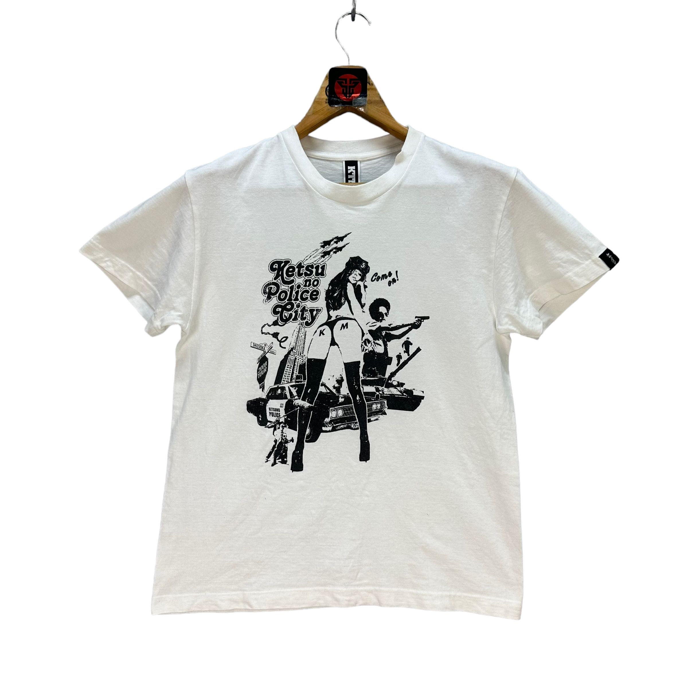 Japanese Brand VINTAGE KTM KETSU NO POLICE CITY GRPHIC TEES # Size US S / EU 44-46 / 1 - 1 Thumbnail