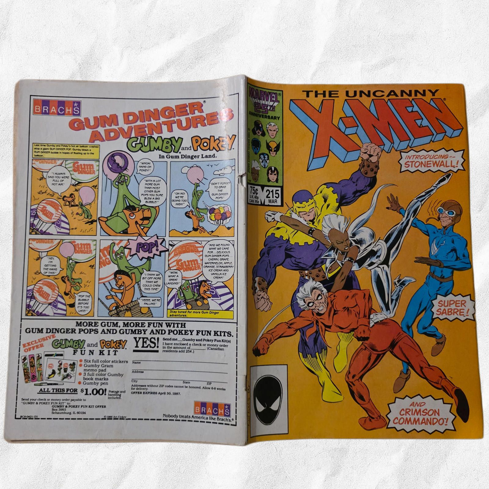 Other Uncanny X‑Men #215 VG 1986 Storm vs Super Sabre Comic (C) Size ONE SIZE - 5 Thumbnail