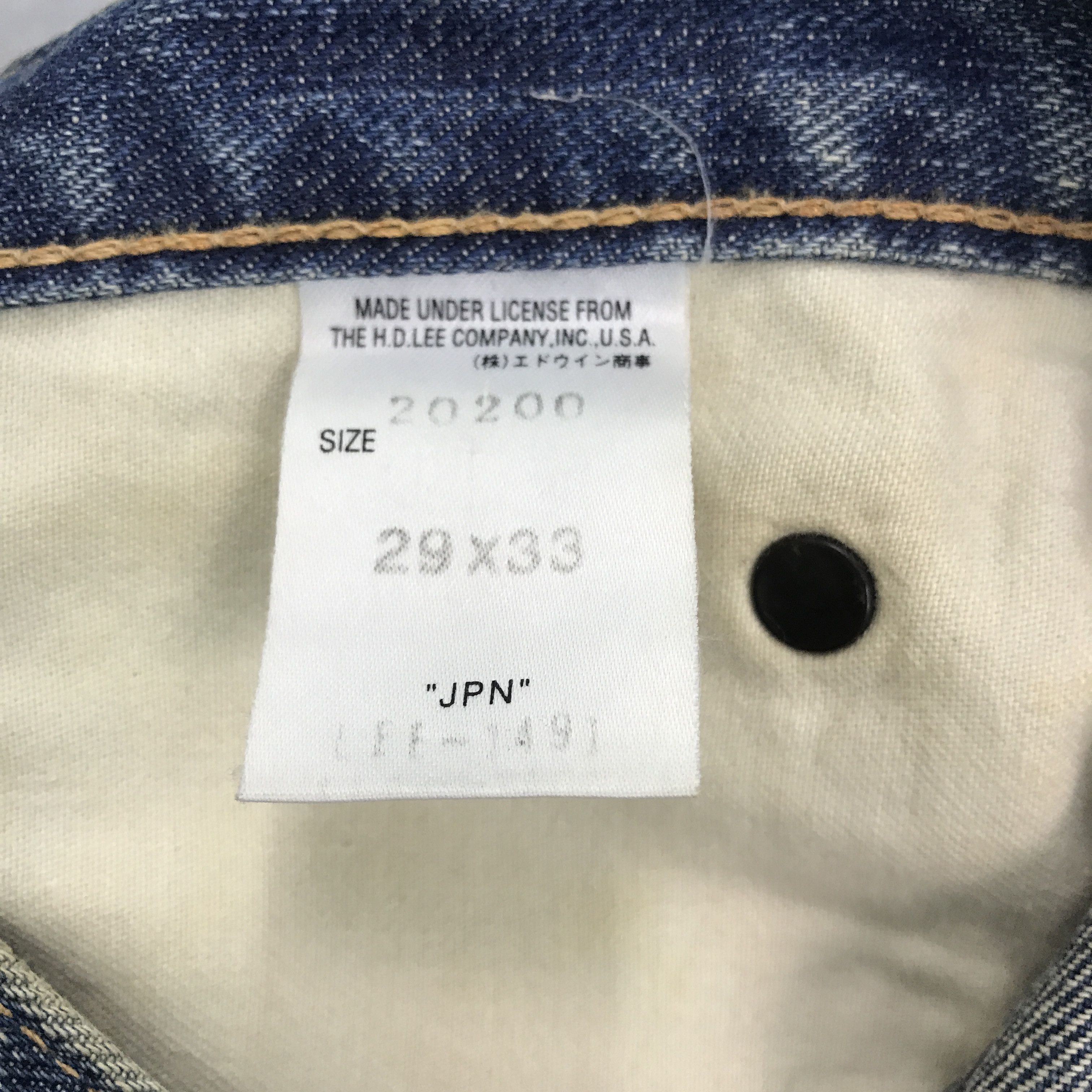 Japanese Brand × Lee × Vintage Vintage Lee Raiders Rusty style denim pants Size US 29 - 14 Thumbnail