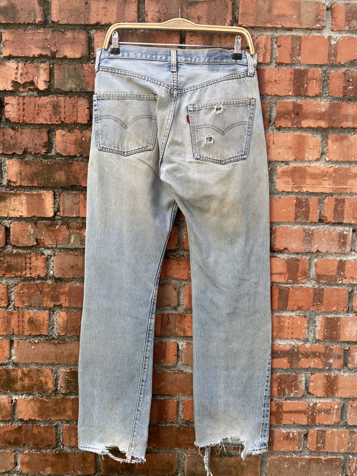 Levi's Vintage Clothing W32x31 Vintage levi's 501 redline distressed denime Size US 32 / EU 48 - 2 Thumbnail
