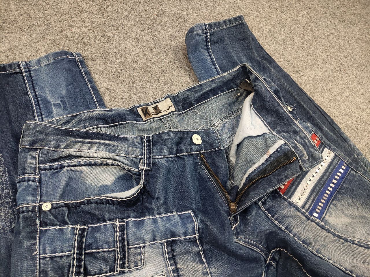 If Six Was Nine Vintage Opium Kosmo Japan if six was nine style baggy Jeans Size US 36 / EU 52 - 14 Thumbnail