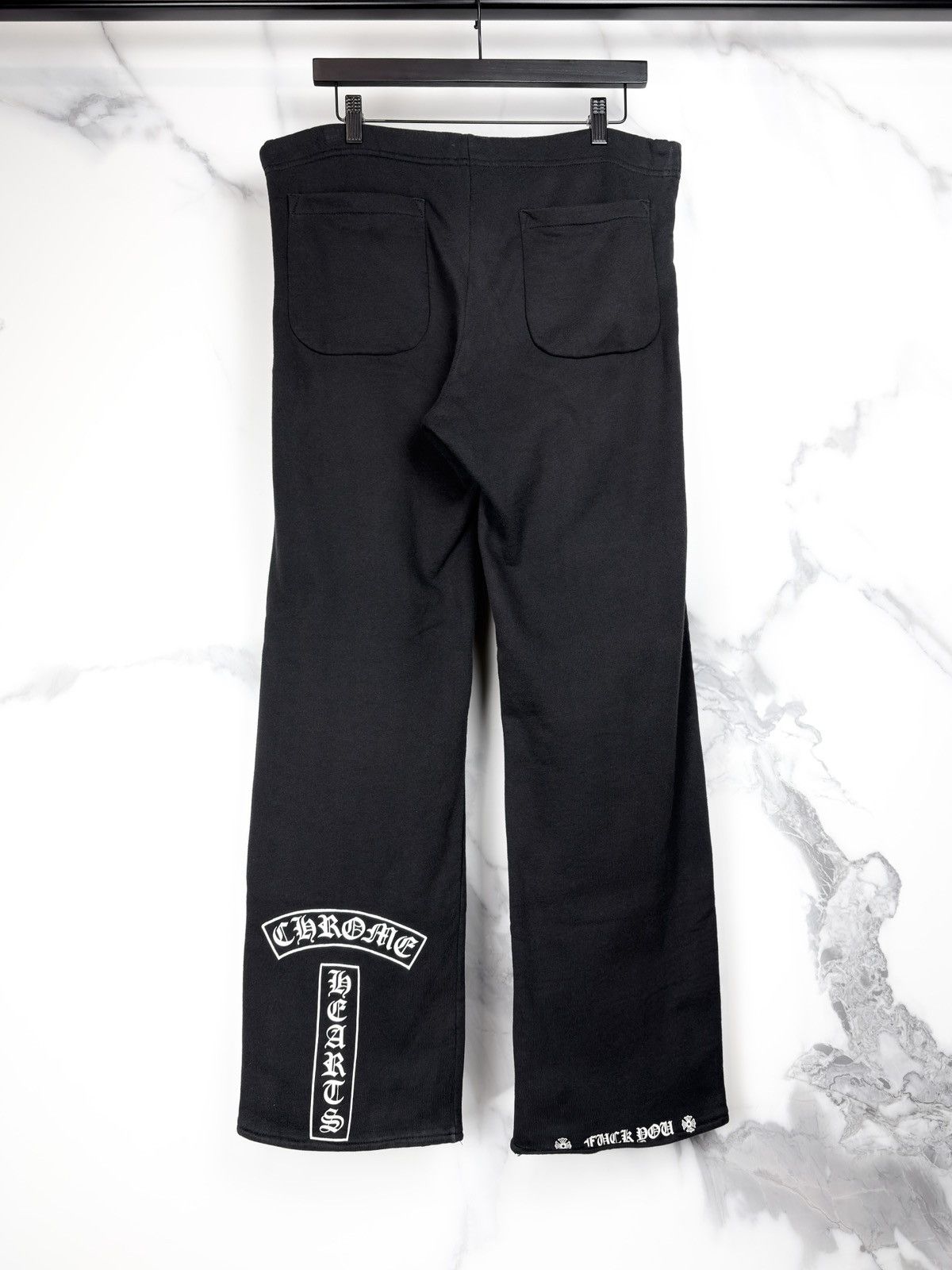 Chrome Hearts Chrome Hearts Vintage Soap T Bar Horseshoe Logo Sweatpants Size US 32 / EU 48 - 1 Thumbnail
