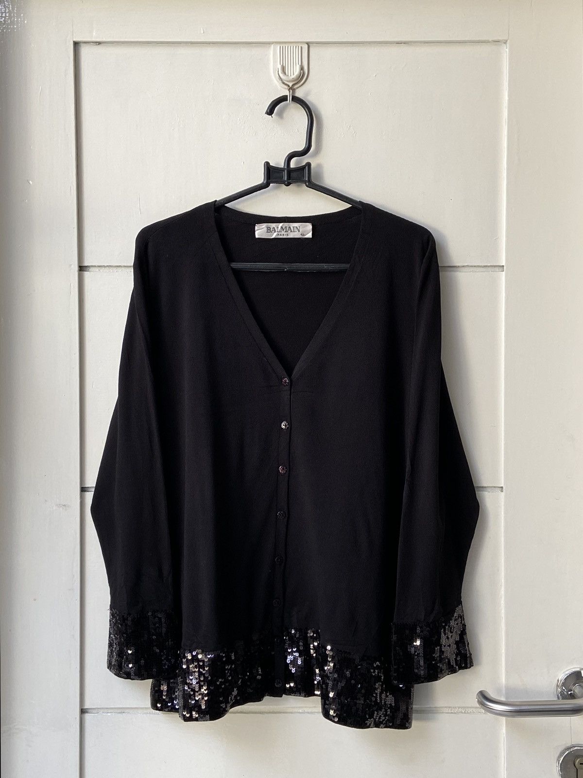 Balmain BALMAIN Black Cardigan Size US S / EU 44-46 / 1 - 9 Thumbnail