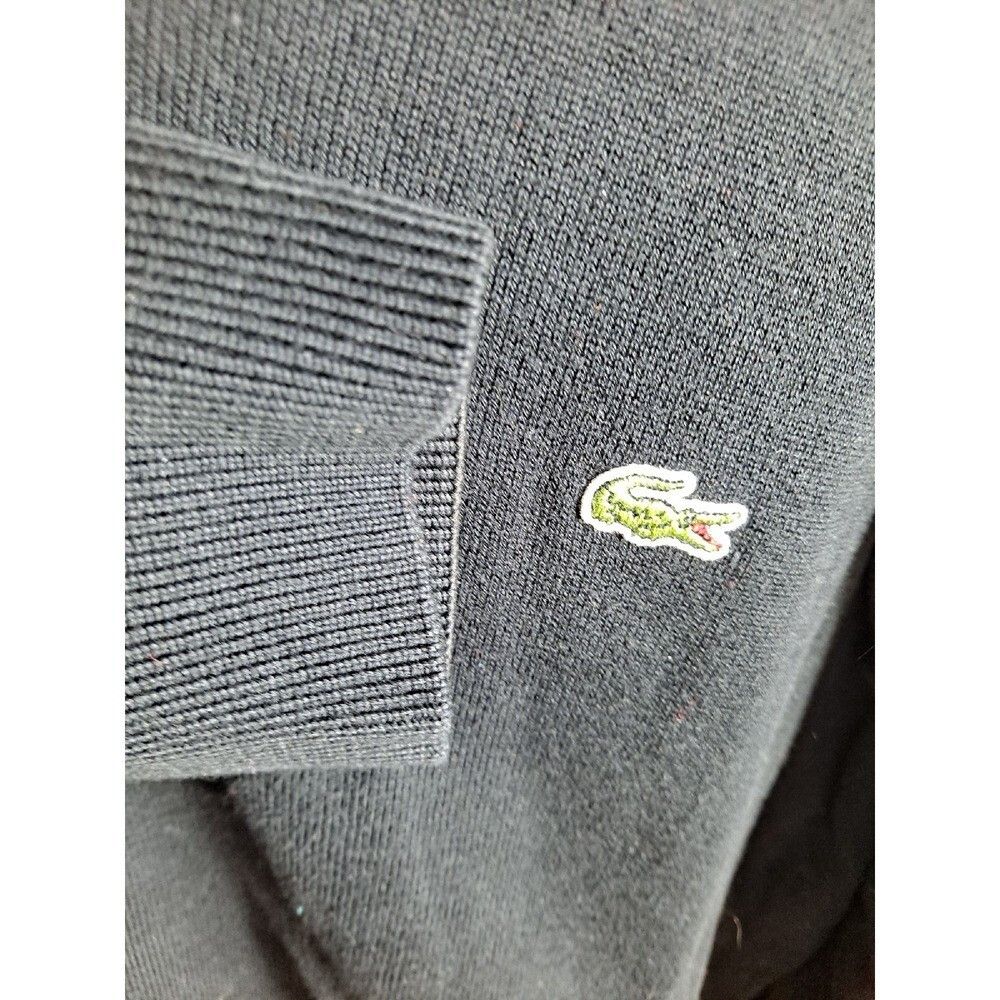 Lacoste Lacoste V-Neck Sweater Classic Fit Soft Knit Pullover Casual Size US XL / EU 56 / 4 - 5 Thumbnail