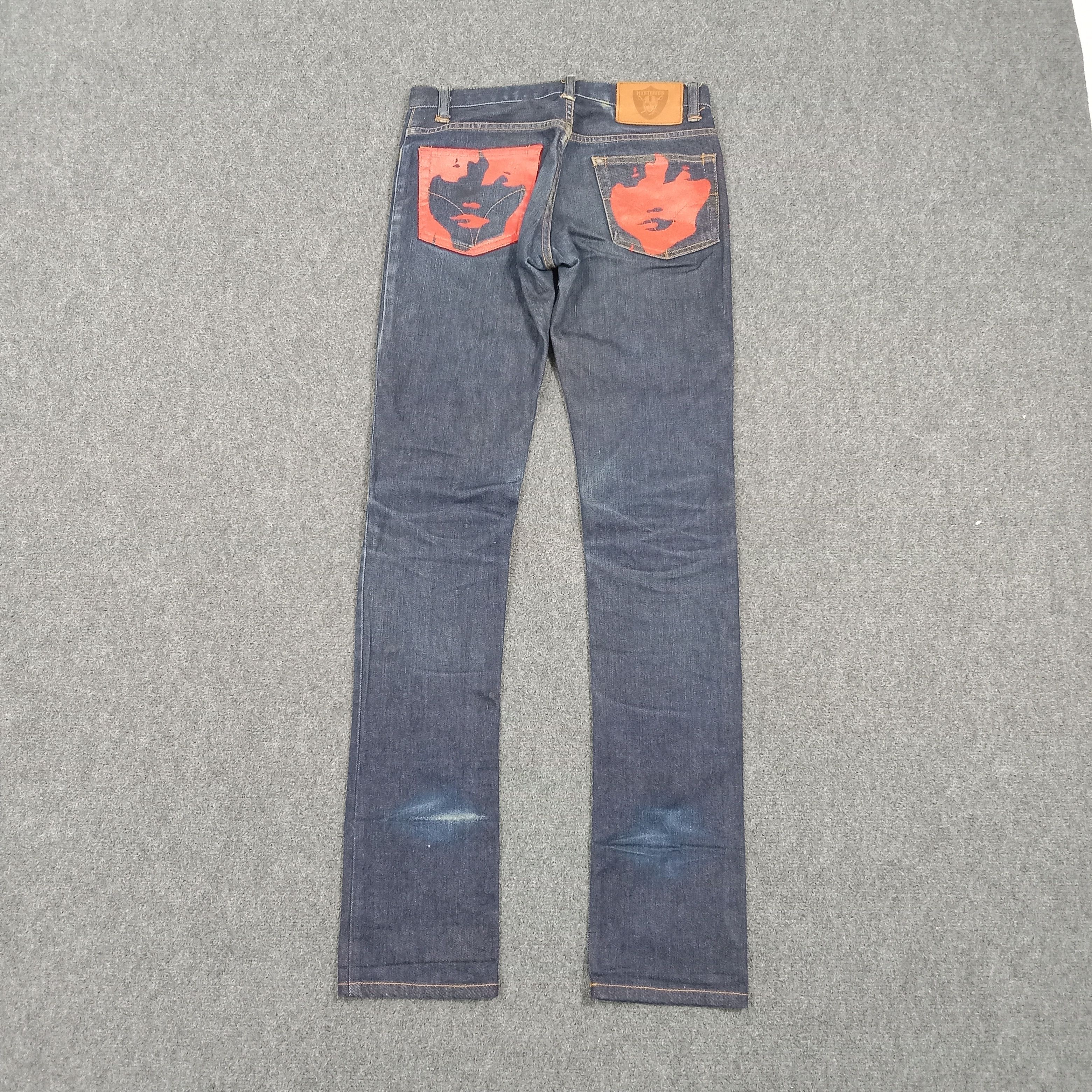 Hysteric Glamour Hysterics Glamour Raiders Iconic Logo Denim Jeans C272N6 Size 27" / US 4 / IT 40 - 1 Thumbnail