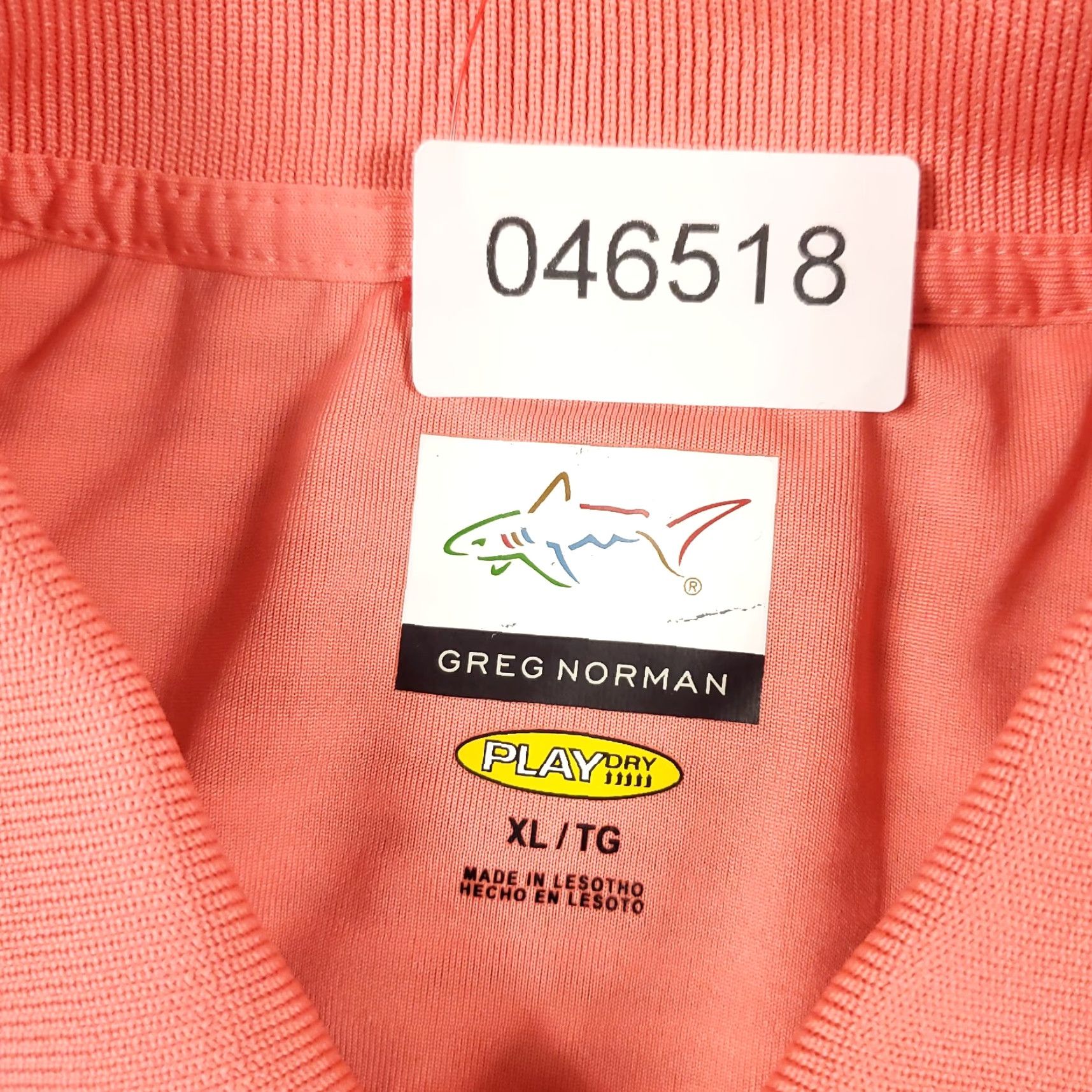 Vintage Greg Norman Polo Shirt Mens XL Pink Striped Golf Casual Short Sleeve Polo Shirt Size US XL / EU 56 / 4 - 7 Thumbnail