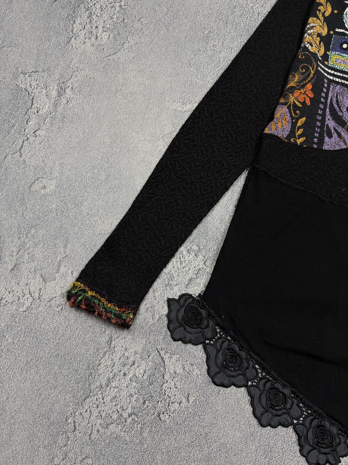 Japanese Brand VINTAGE ROBERTO NALDI 2000s OFF SHOULDERS LONG SLEEVE Size XL / US 12-14 / IT 48-50 - 3 Thumbnail