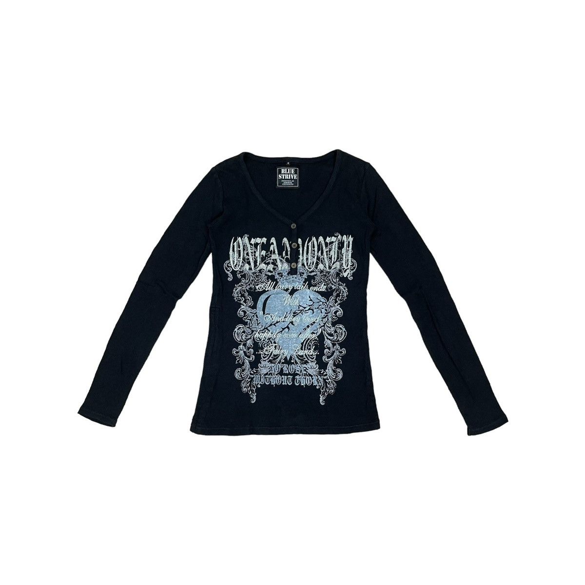 If Six Was Nine × Japanese Brand × Le Grande Bleu (L.G.B.) Blue strive poems punk gothic styled Size US M / EU 48-50 / 2 - 1 Thumbnail