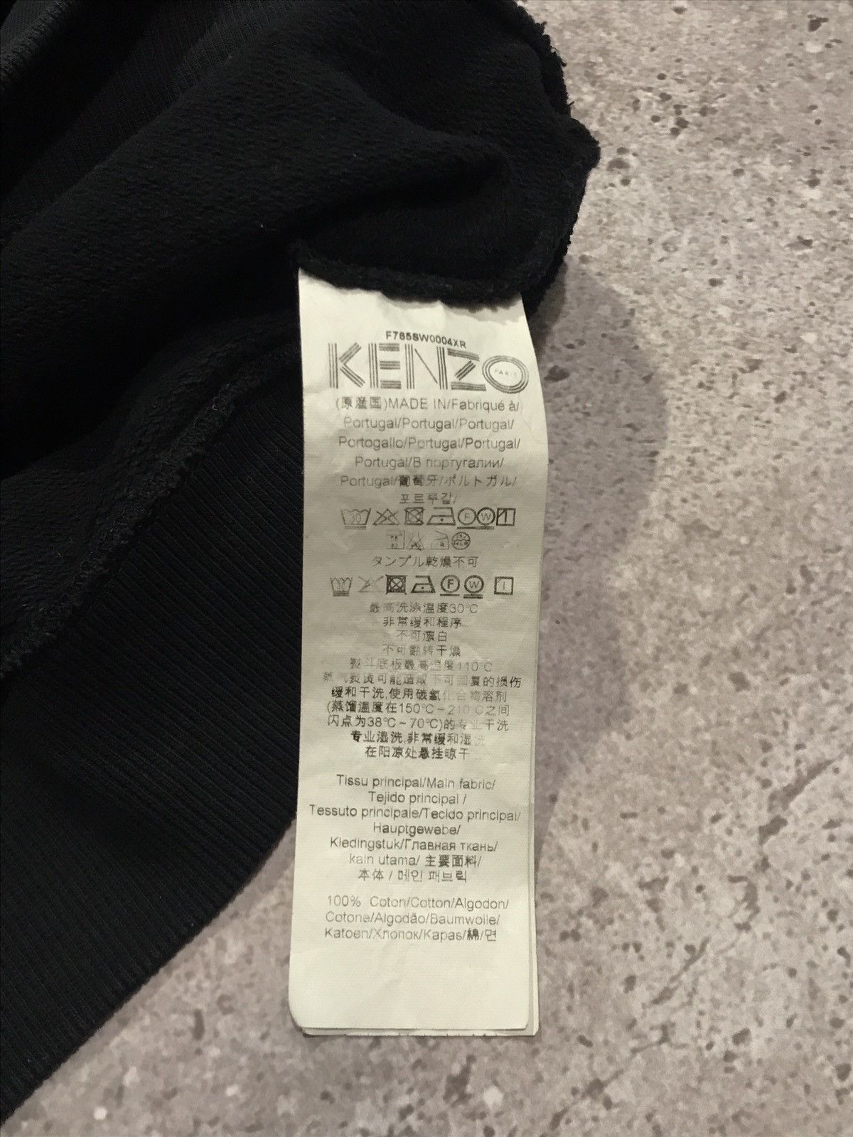 Kenzo Vintage Kenzo Sweatshirt Embroiled Logo Faded Black M Size US M / EU 48-50 / 2 - 5 Thumbnail