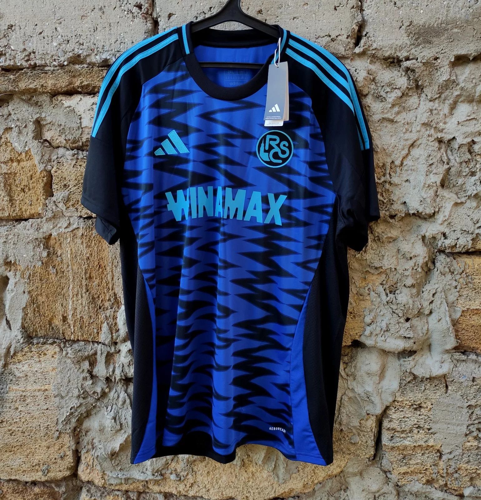 Adidas RC Strasbourg 3rd 2024-2025 FOOTBALL SHIRT JERSEY IP3266 Size US XXL / EU 58 / 5 - 1 Thumbnail