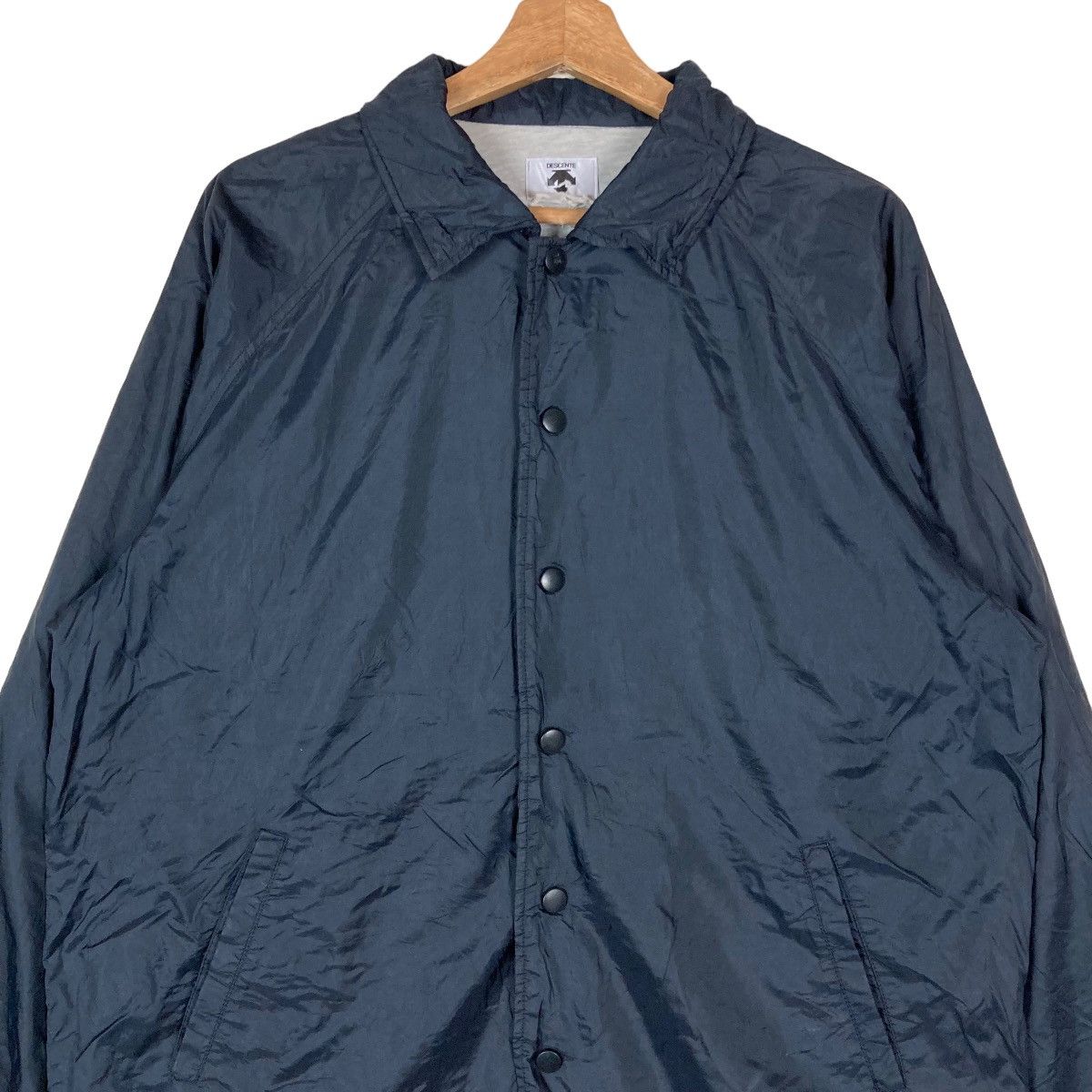 Descente Vintage Descente Plain Snap Button Light Jacket Size US S / EU 44-46 / 1 - 2 Thumbnail