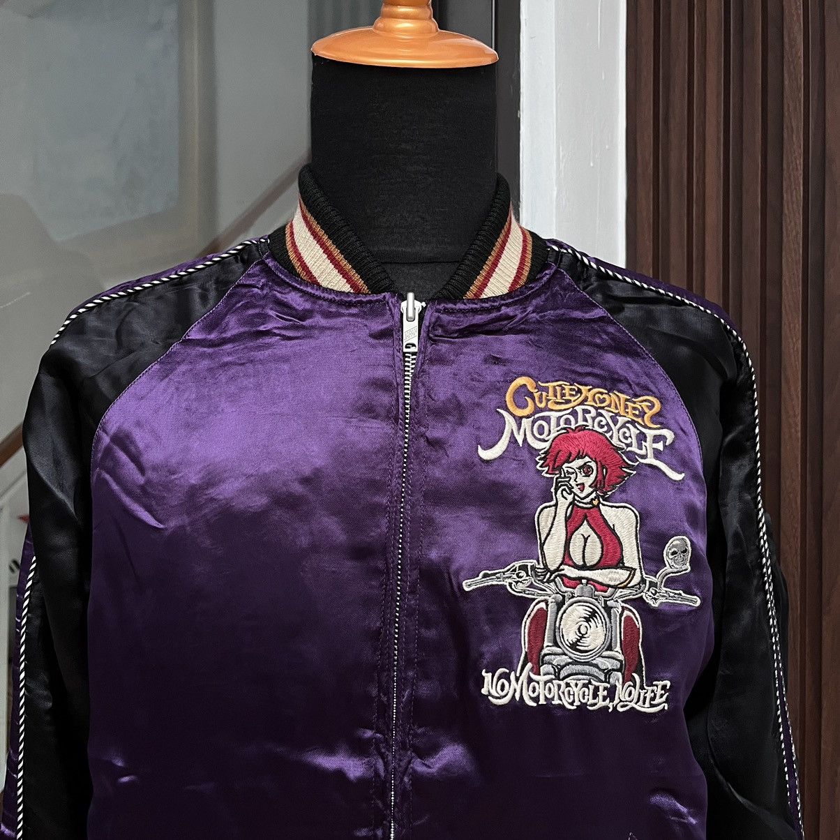 Anime Souvenir Jacket Sukajan The Brave Man x Cutie Honey Vintage Size US M / EU 48-50 / 2 - 10 Thumbnail