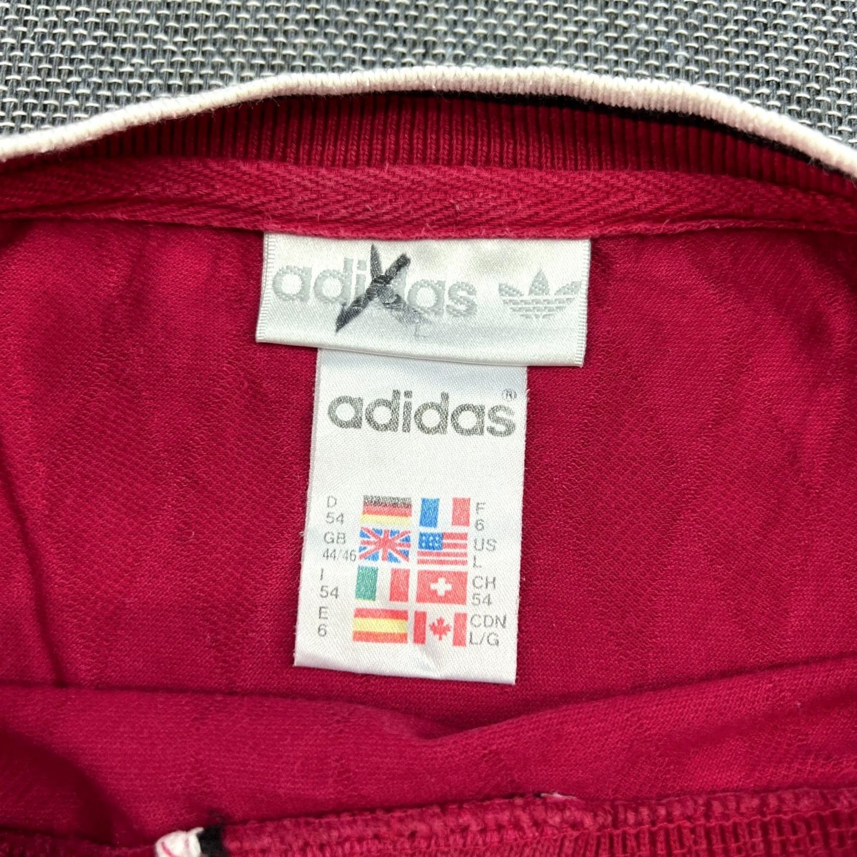 Adidas VINTAGE Bayern Munich 90s Mens Football Jersey Adidas Shirt Red XL Adult Size US XL / EU 56 / 4 - 6 Thumbnail