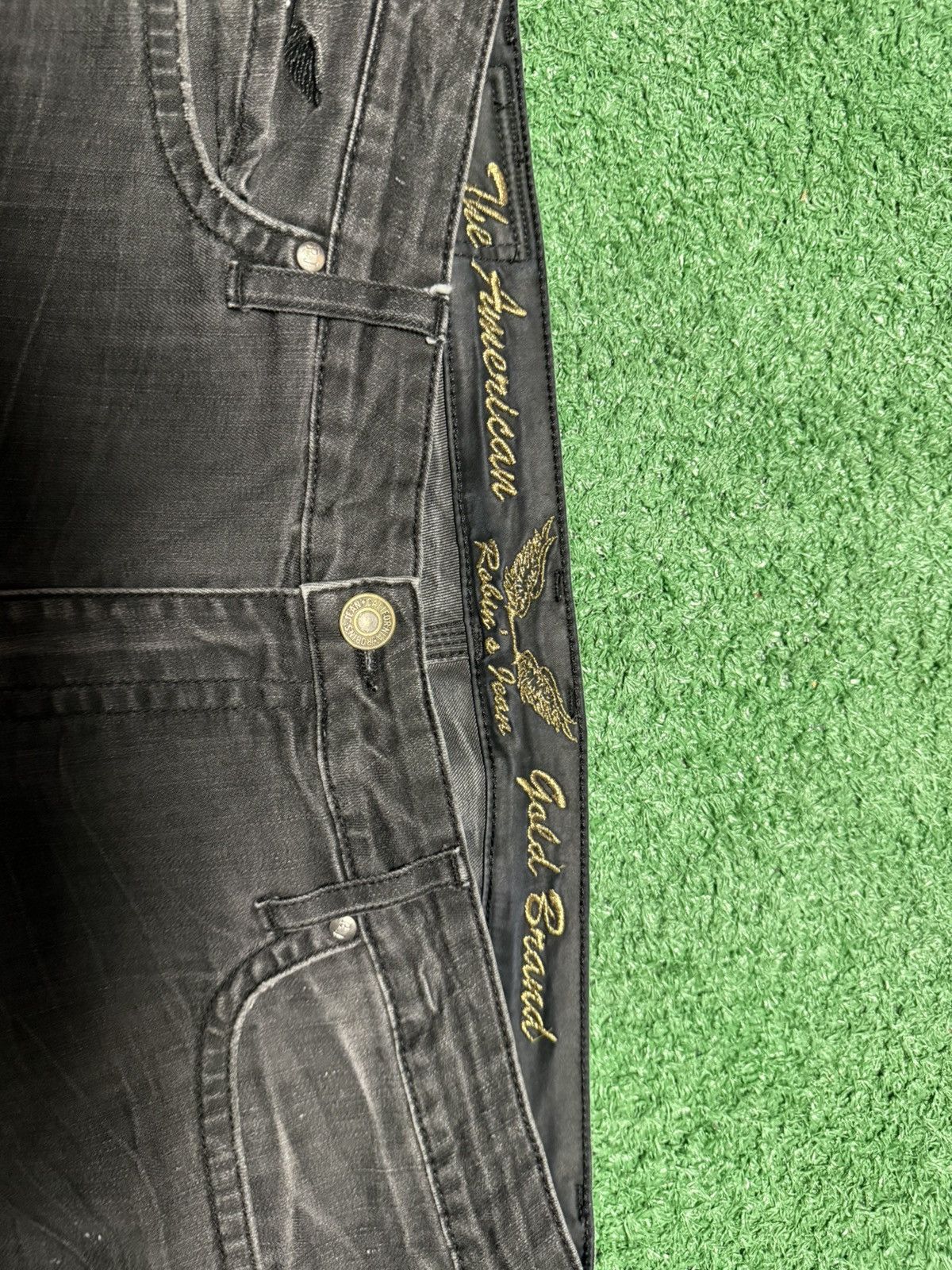 Robins Jeans Black robin jeans with the wings Size US 36 / EU 52 - 2 Thumbnail
