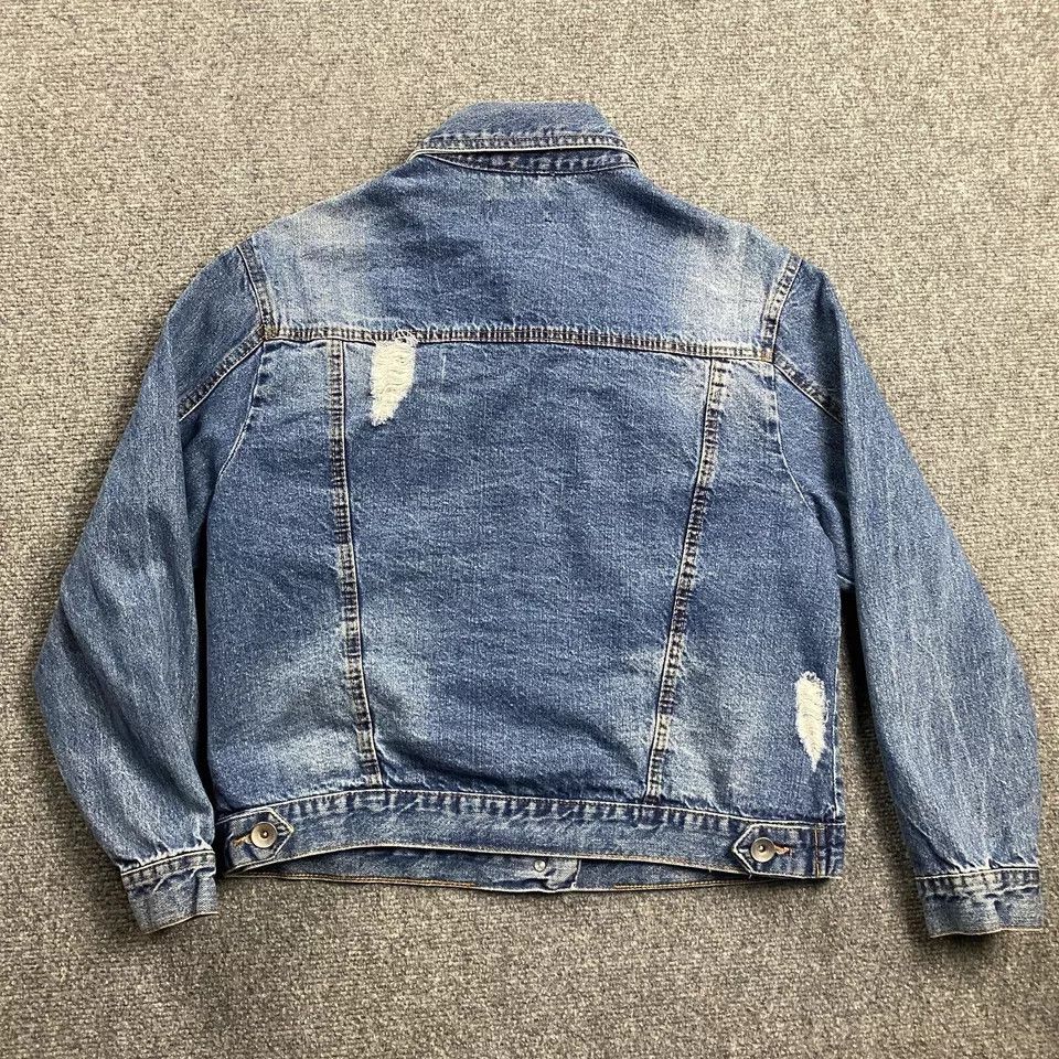 New Look New Look Jacket Womens Large Blue Denim Front Pockets Size L / US 10 / IT 46 - 5 Thumbnail