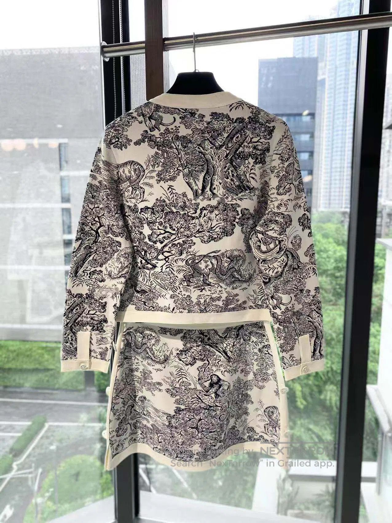 Dior Dior Early Spring Zoo Series Cardigan Set| Size XXS / US 00 / IT 34 - 3 Thumbnail