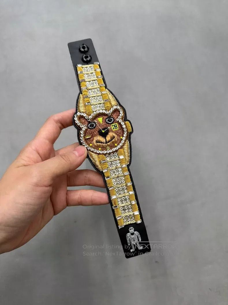 Walter Van Beirendonck Walter Van Beirendonck Bear beaded watch jewellery Size ONE SIZE - 3 Thumbnail