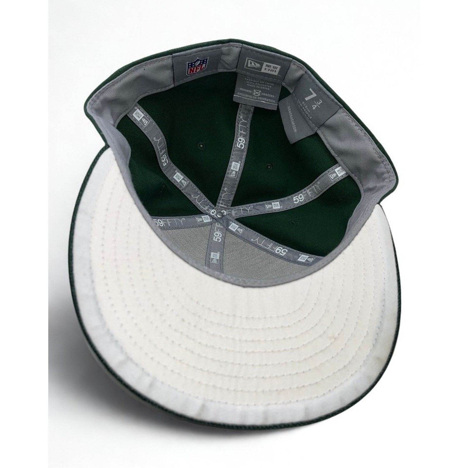 New Era New York Jets Joe Tippmann Signed 59FIFTY Fitted Hat 7 3/4 Size ONE SIZE - 11 Thumbnail