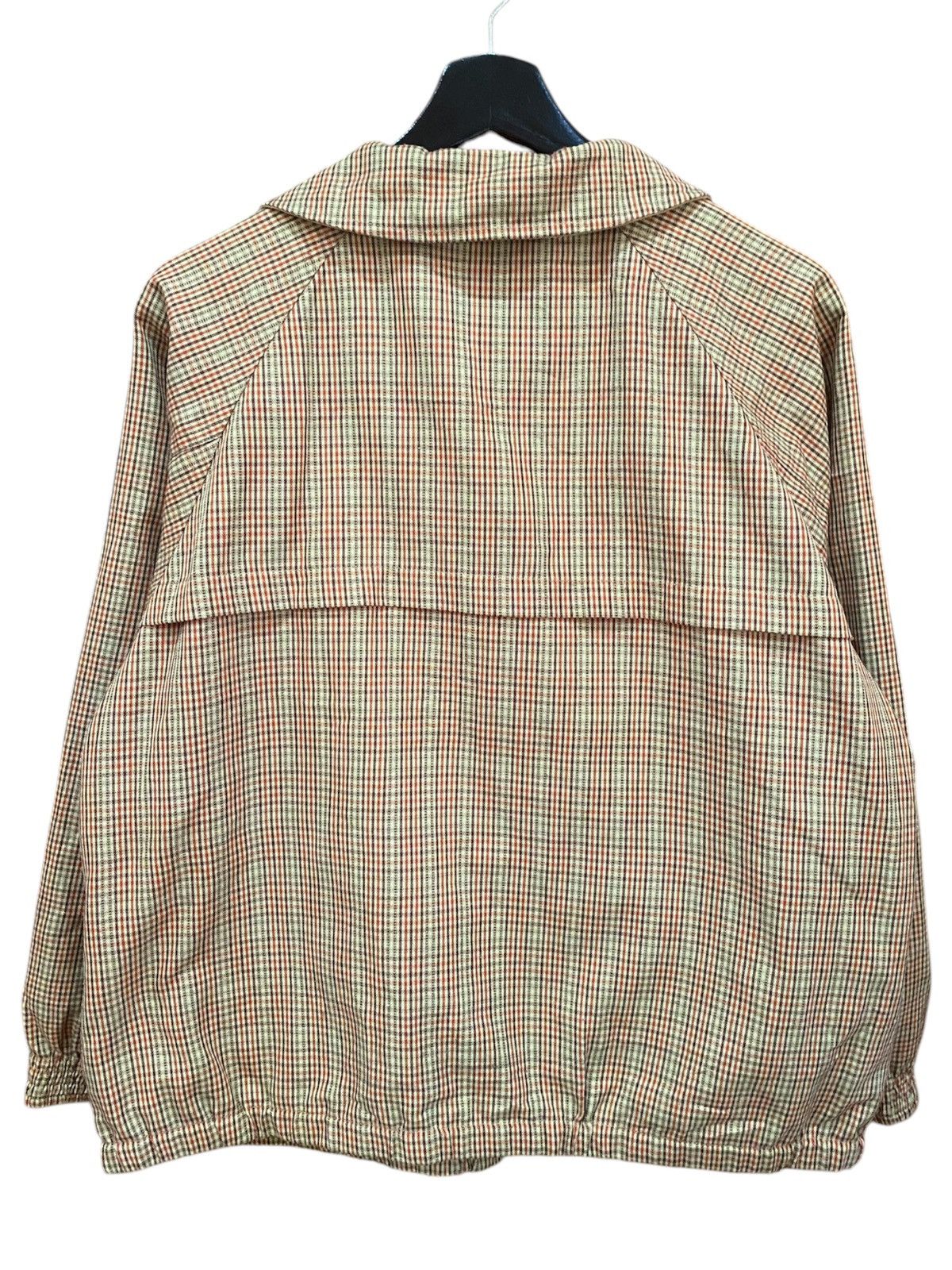 Japanese Brand Double Name Vintage Plaid Zip-Up Jacket – Retro Casual Size L / US 10 / IT 46 - 2 Thumbnail