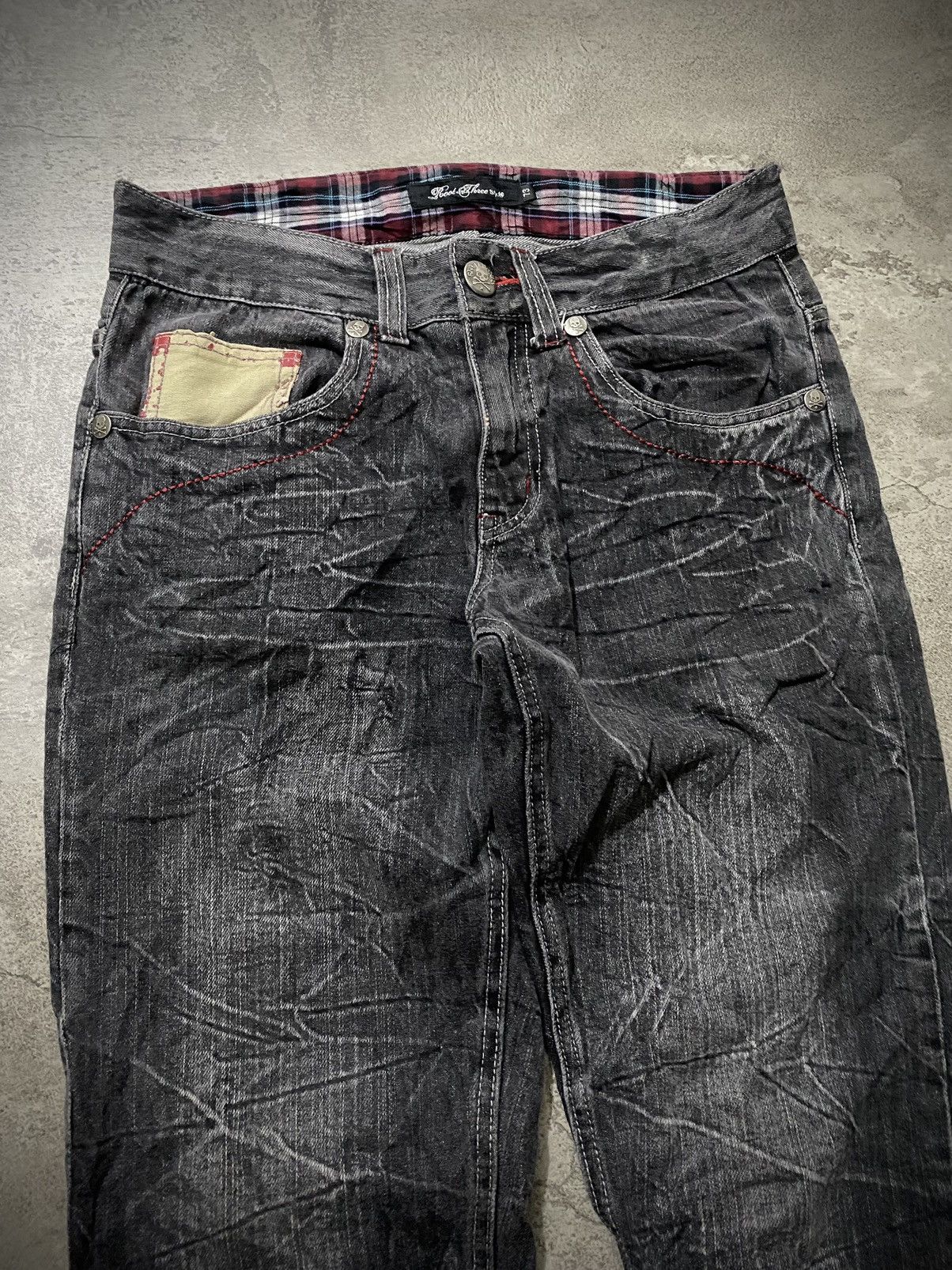 Tornado Mart Lace up rootthree vkei style bootcut jeans Size US 30 / EU 46 - 6 Thumbnail