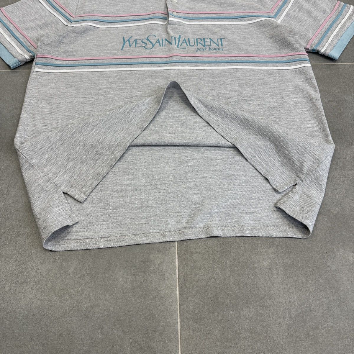 Yves Saint Laurent Vintage Yves Saint Laurent YSL Big Logo Polo Shirt Y2K Size US XL / EU 56 / 4 - 11 Thumbnail