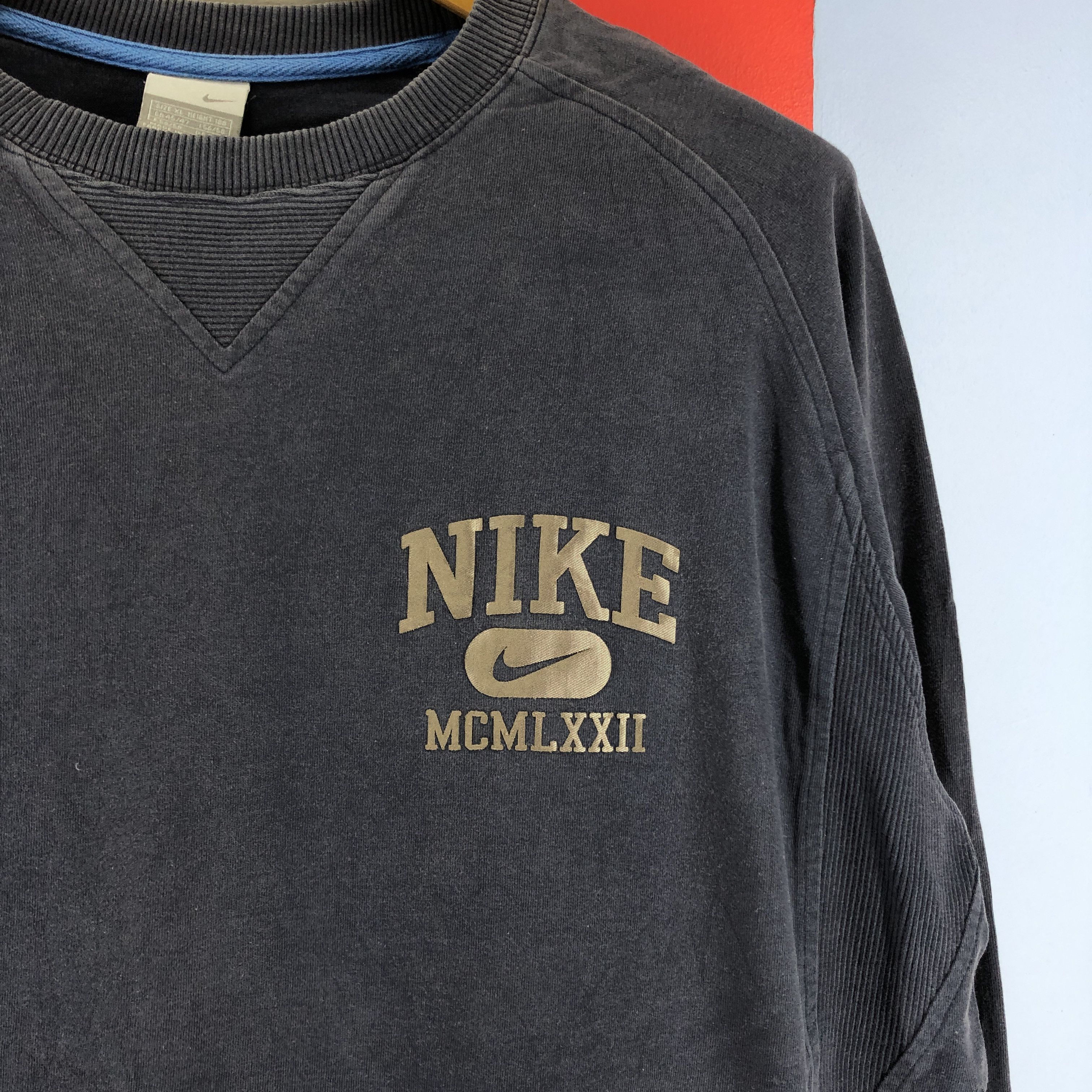 Nike Vintage NIKE MCMLXLII Crew Neck Sweatshirt #0818/AB Size US L / EU 52-54 / 3 - 2 Thumbnail