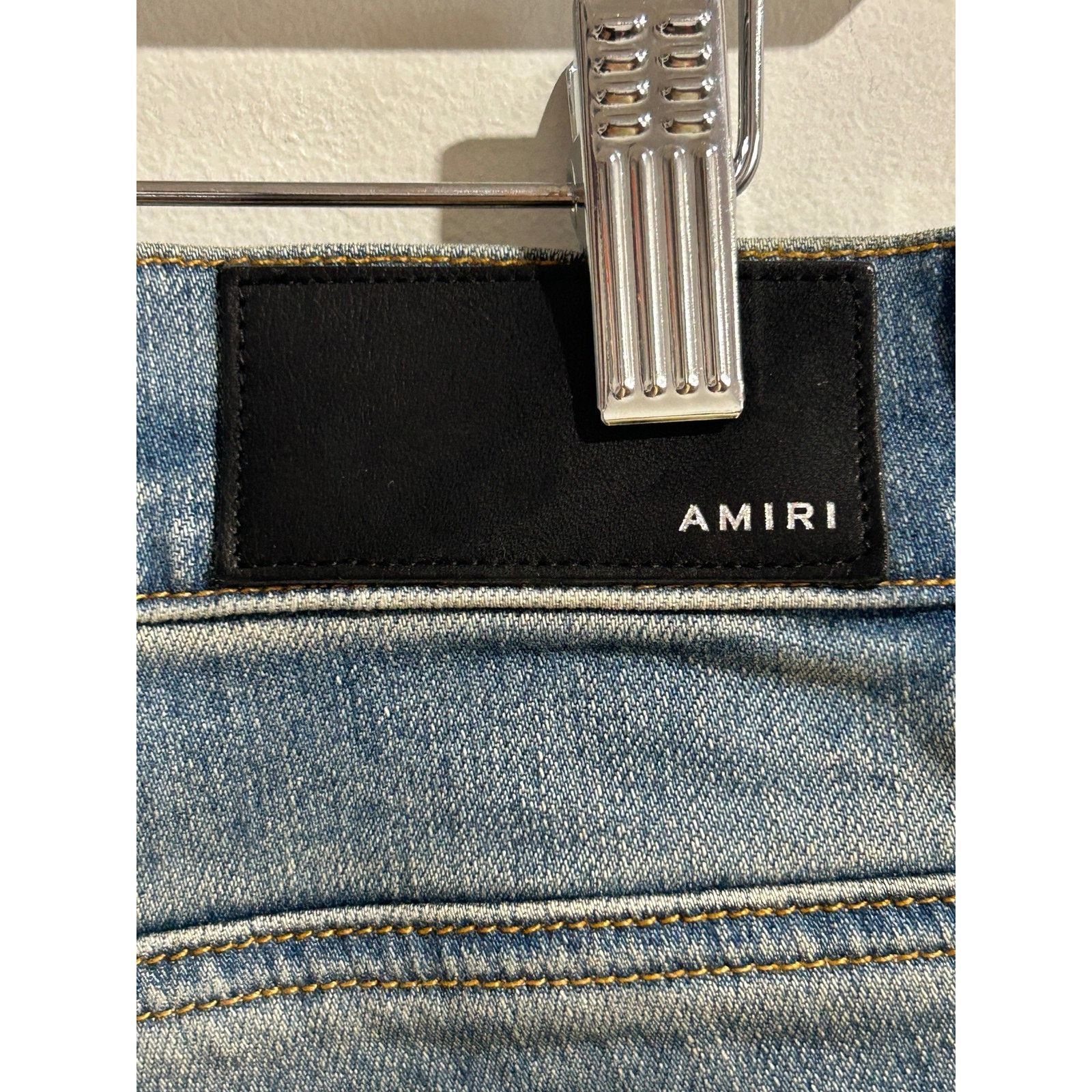 Amiri AMIRI HIBISCUS SKINNY FIT DISTRESSED JEAN SIZE 30 PREOWNED Size US 30 / EU 46 - 5 Thumbnail