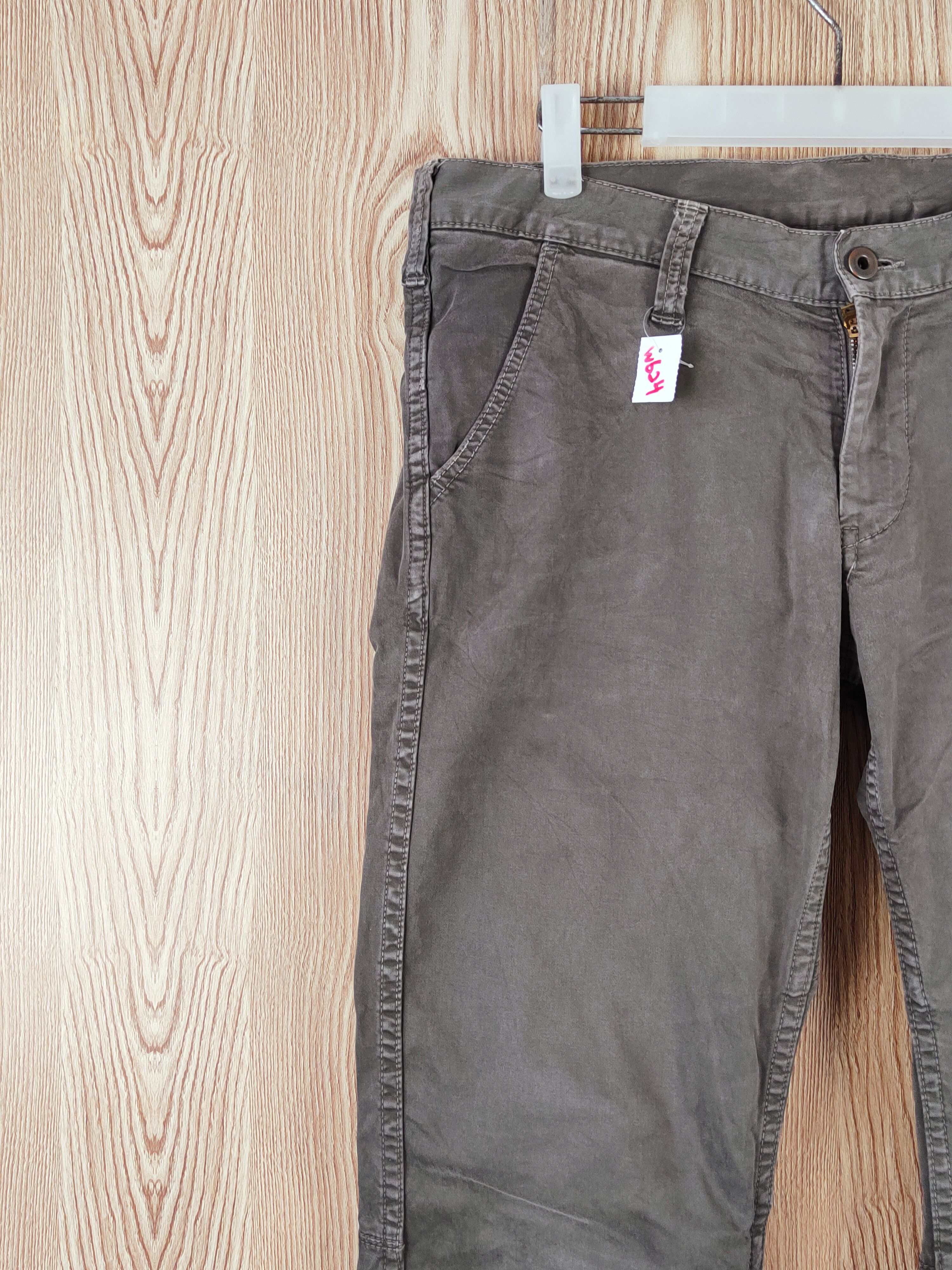 Quadro Dark Brown Multipocket Casual Pants #W624