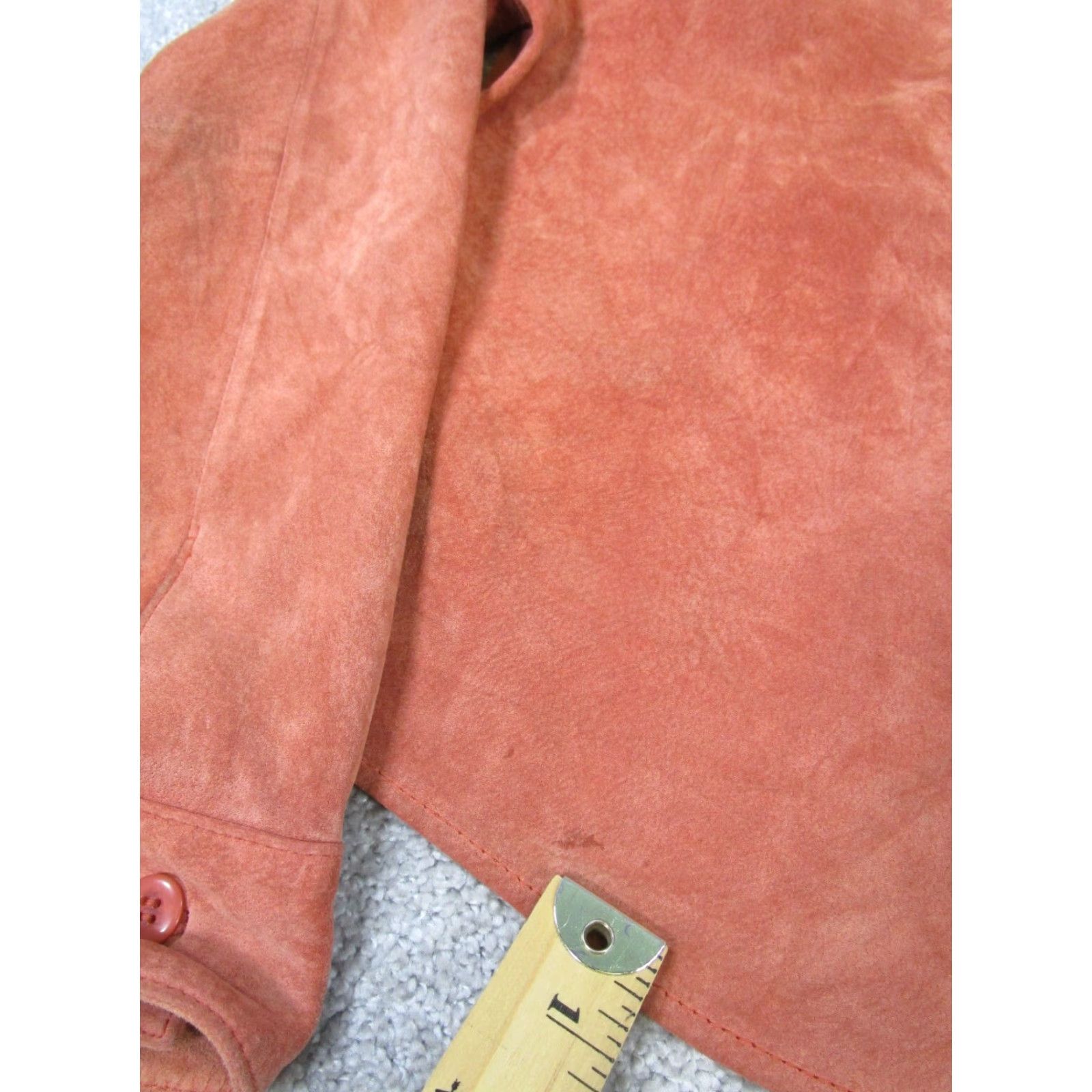 Pendleton Pendleton Jacket - Women’s Medium Orange Leather Button Up - Regular Fit - Pendleton Leather Jacket Size M / US 6-8 / IT 42-44 - 5 Thumbnail
