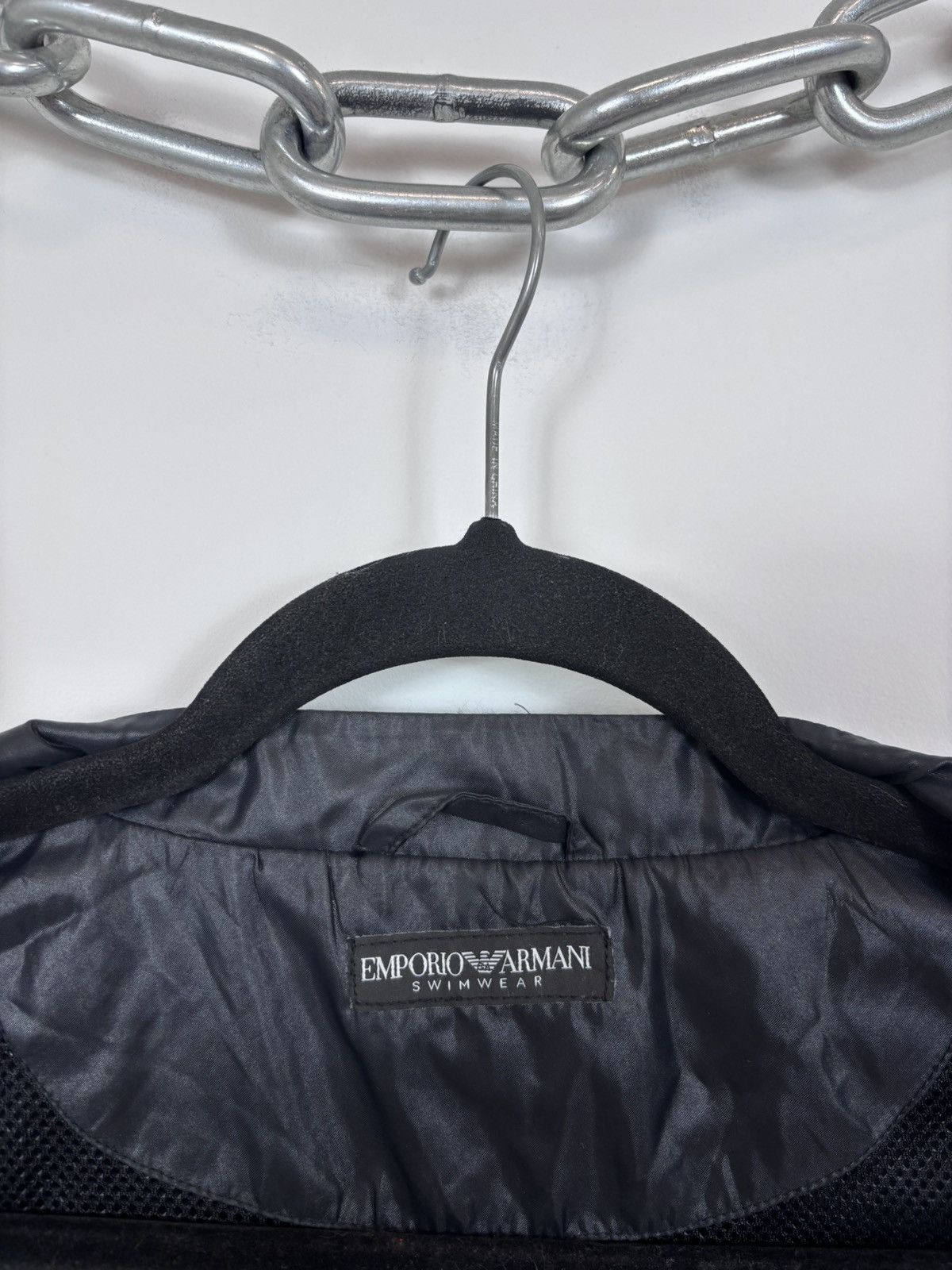 Emporio Armani Emporio Armani Beach Men’s Black Nylon Full Zip Jacket Size US L / EU 52-54 / 3 - 13 Thumbnail