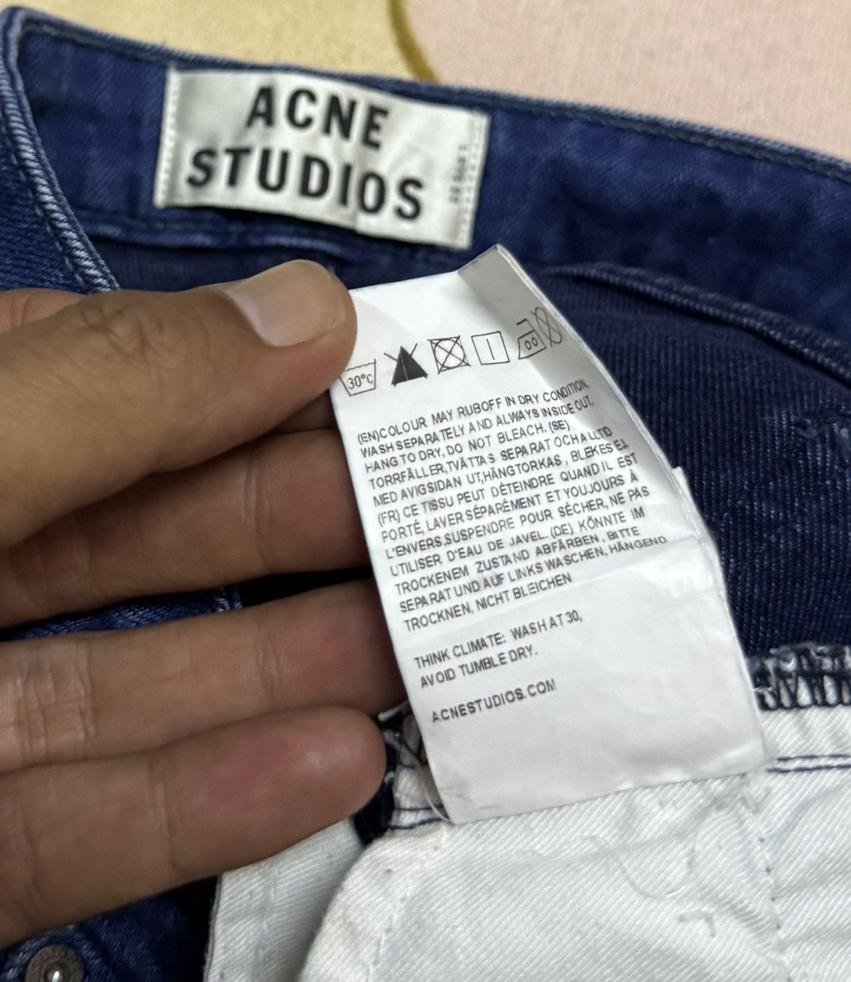 Acne Studios ACNE STUDIOS Made in Albania Soft Denim Size 27" / US 4 / IT 40 - 11 Thumbnail
