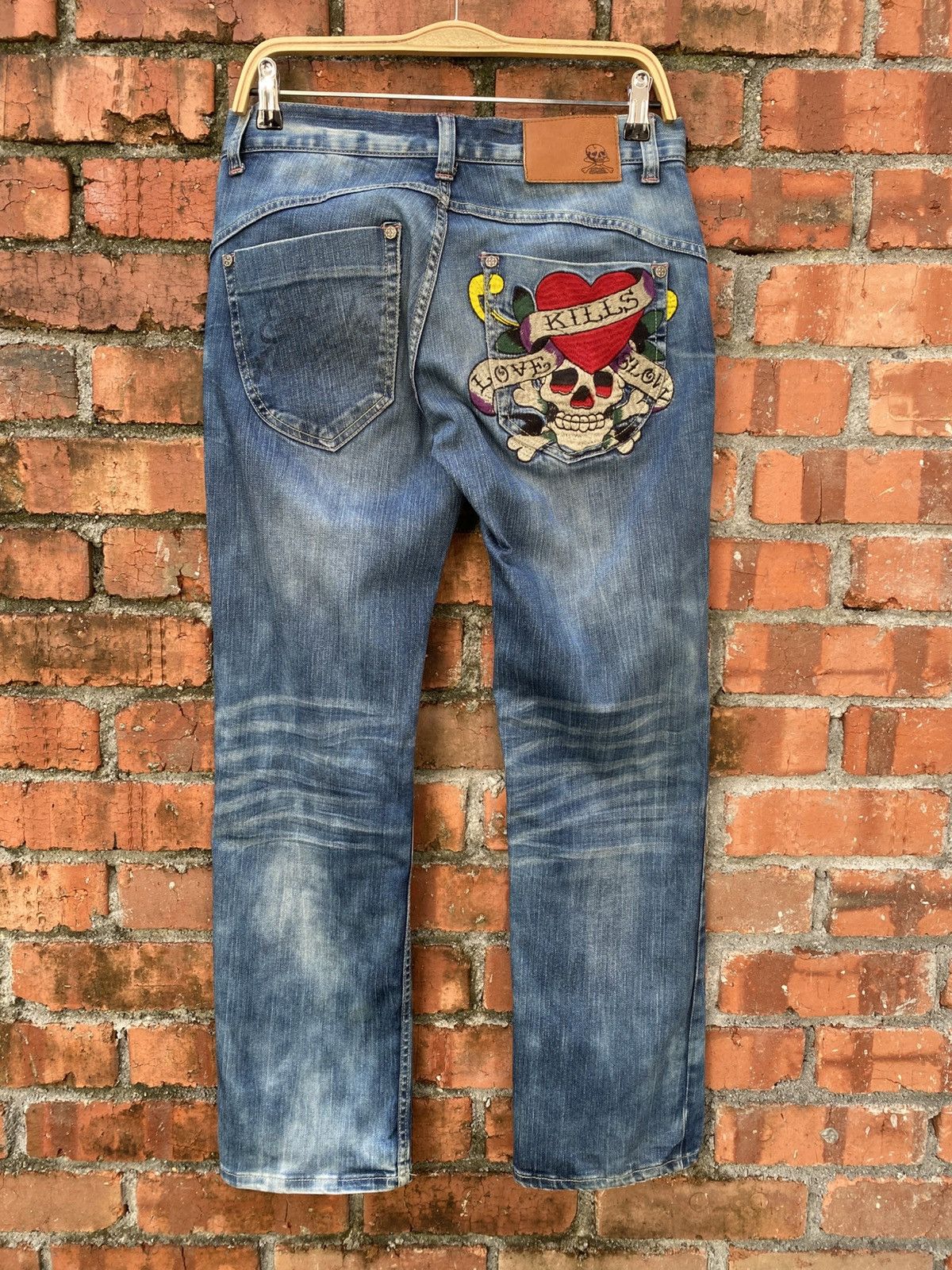 Christian Audigier × Ed Hardy W32x30 ed hardy jeans Size 32" / US 10 / IT 46 - 1 Thumbnail