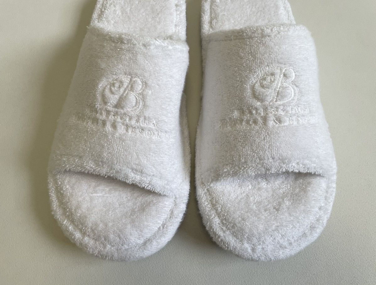 Balenciaga White Terry Cotton ‘Hotel Slippers’ Size US 9 / EU 42 - 6 Thumbnail