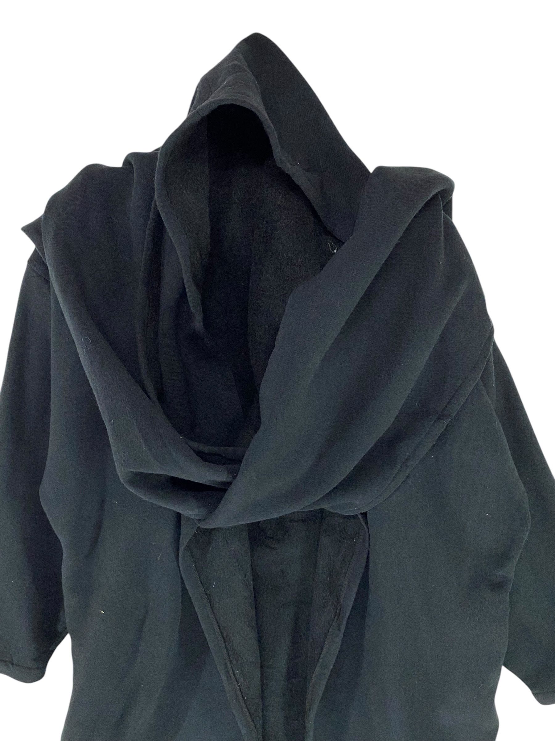 Other 1980s Norma Kamali shawl scarf hoodie wrap coat Size US M / EU 48-50 / 2 - 7 Thumbnail