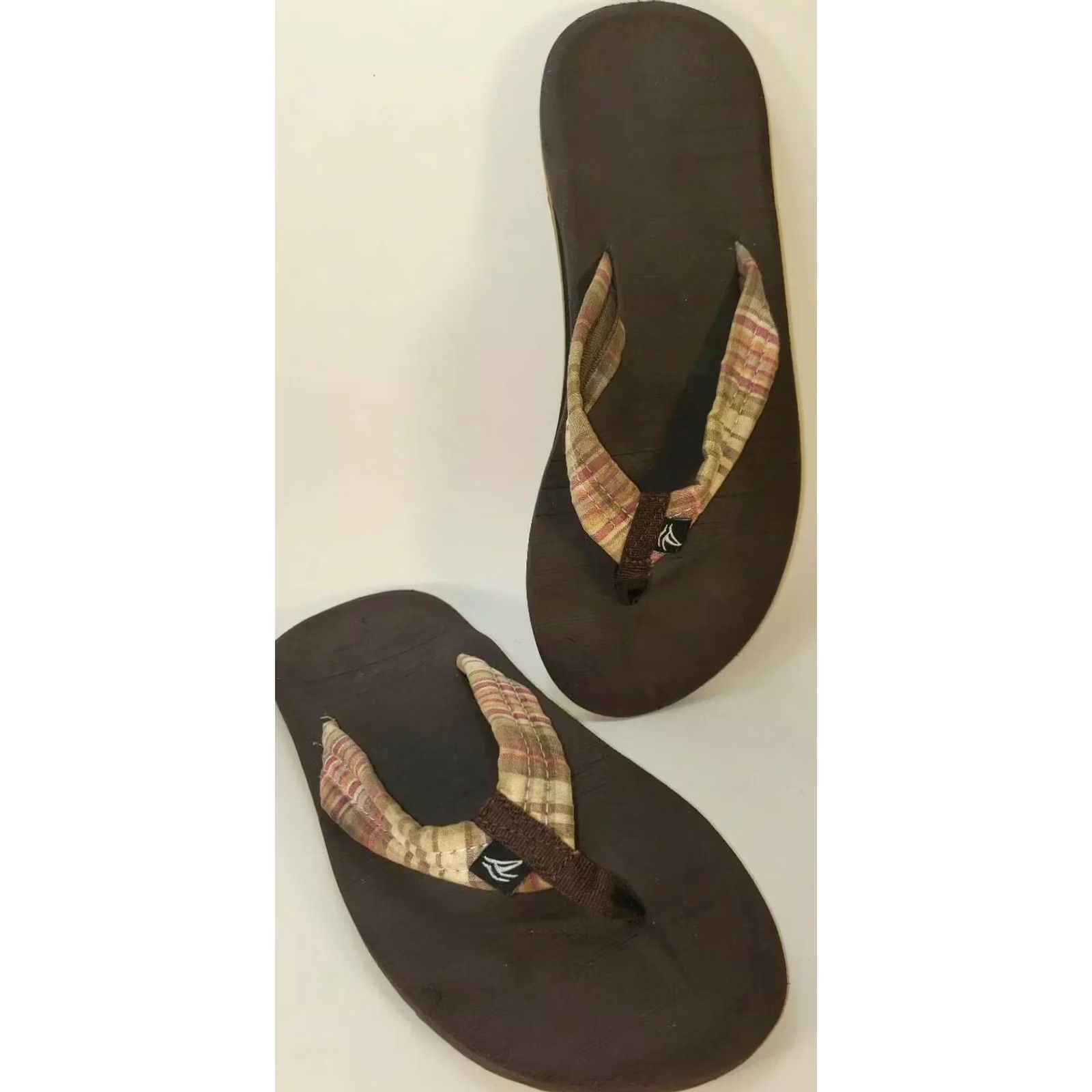 Sperry Sperry Top-Sider Women's Thong Sandals Flip Flops Size 7.5M Multicolor Plaid Pattern Sandal Size M / US 6-8 / IT 42-44 - 2 Thumbnail