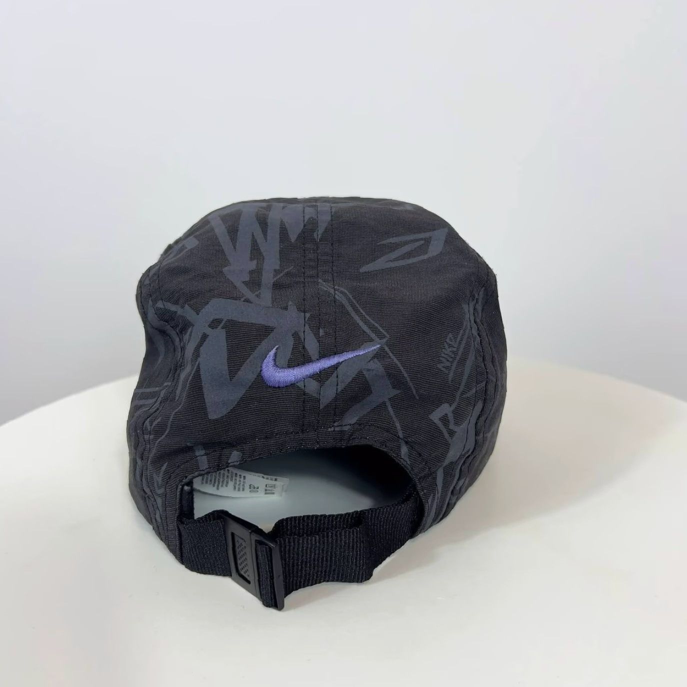 Nike Nike Vintage Cap 5 Panel Size S/M Men's Black Cap, Adjustable, Solid Pattern, Nike, Men, One Size, Casual, Summer, Spring, Fall Size ONE SIZE - 6 Thumbnail