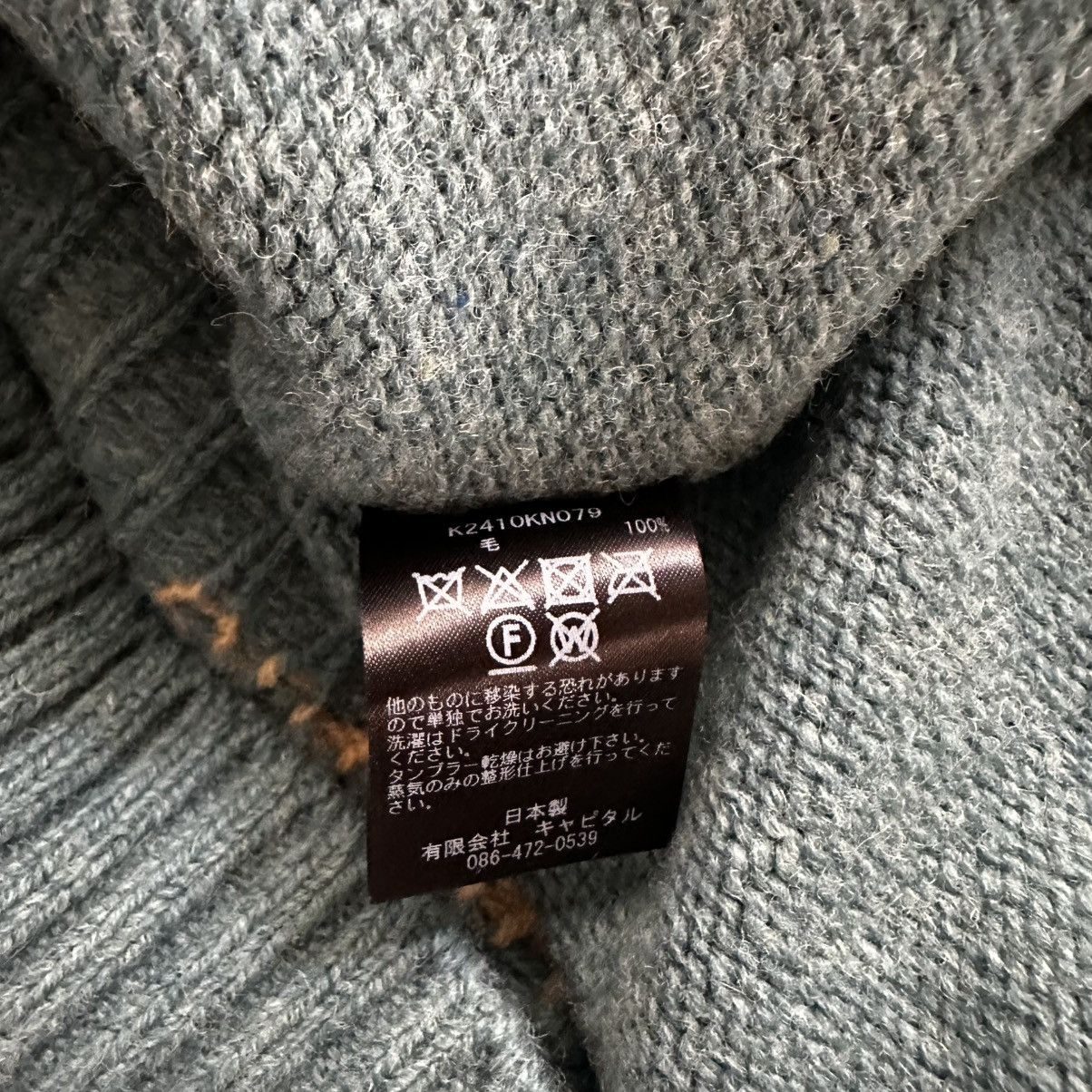 Kapital Kapital 5G Wool BONE Hooded Sweater Size US L / EU 52-54 / 3 - 5 Thumbnail