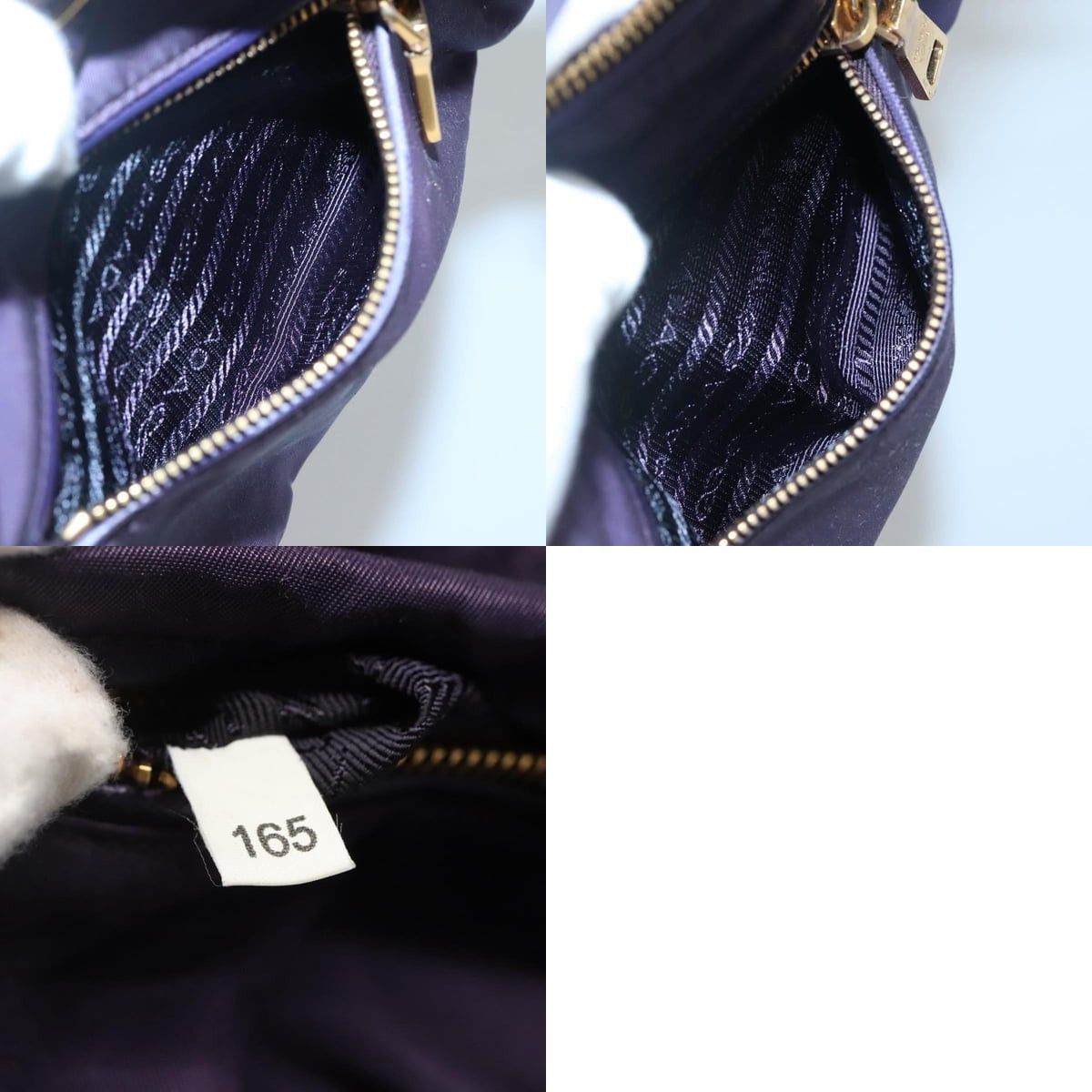 Prada PRADA Shoulder Bag Nylon Purple Gold Size ONE SIZE - 13 Thumbnail